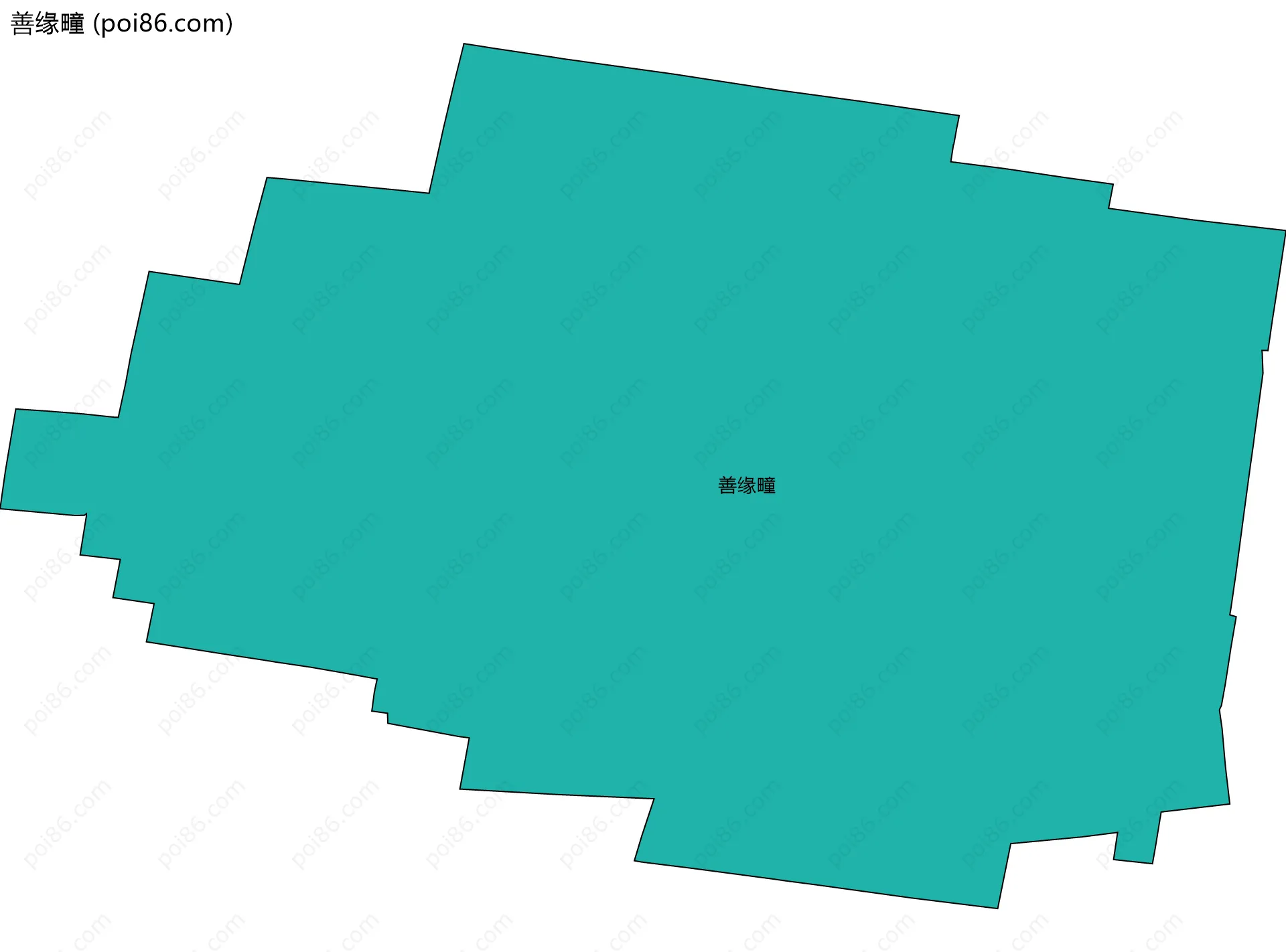 善缘疃边界地图