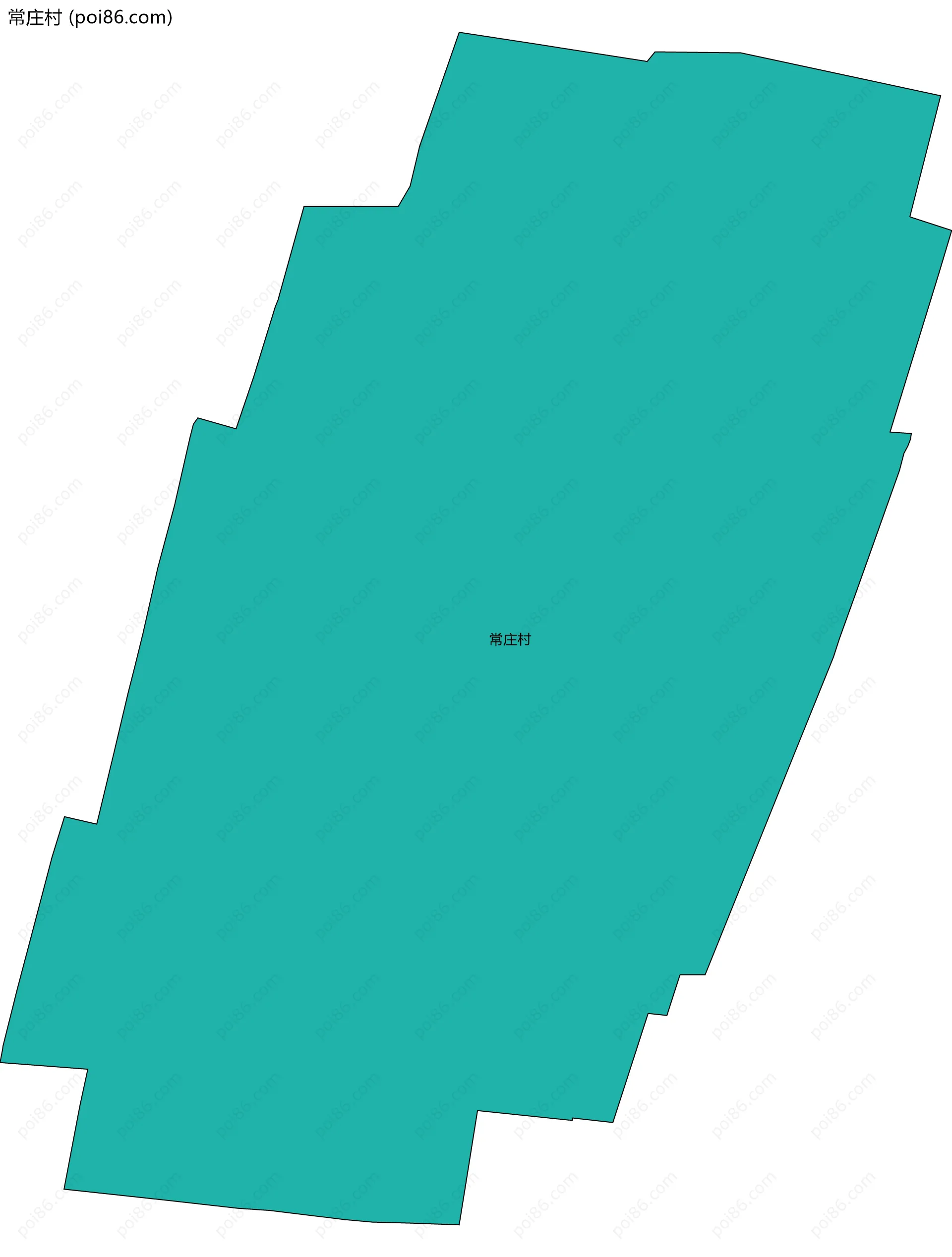 常庄村边界地图