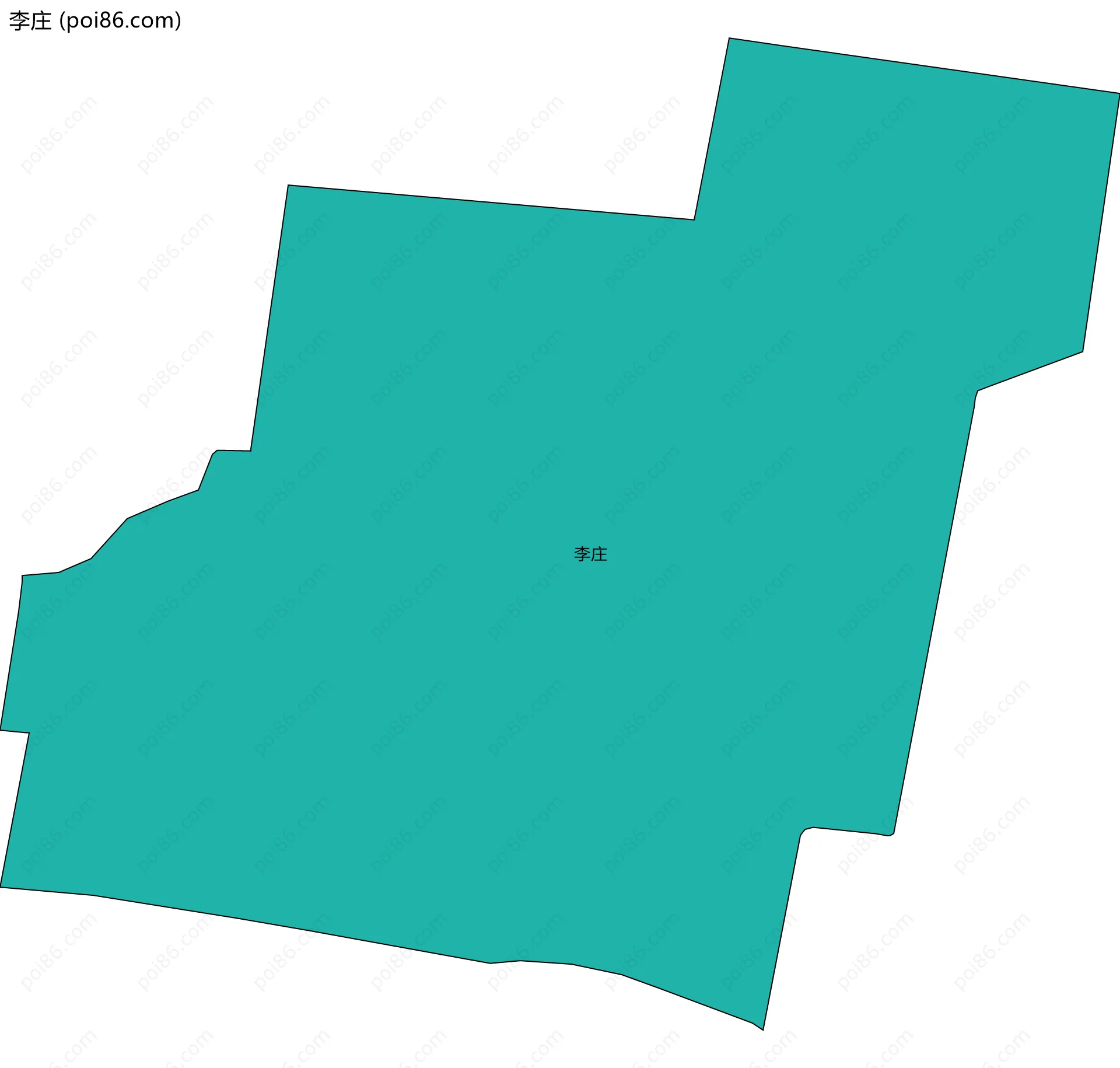李庄边界地图
