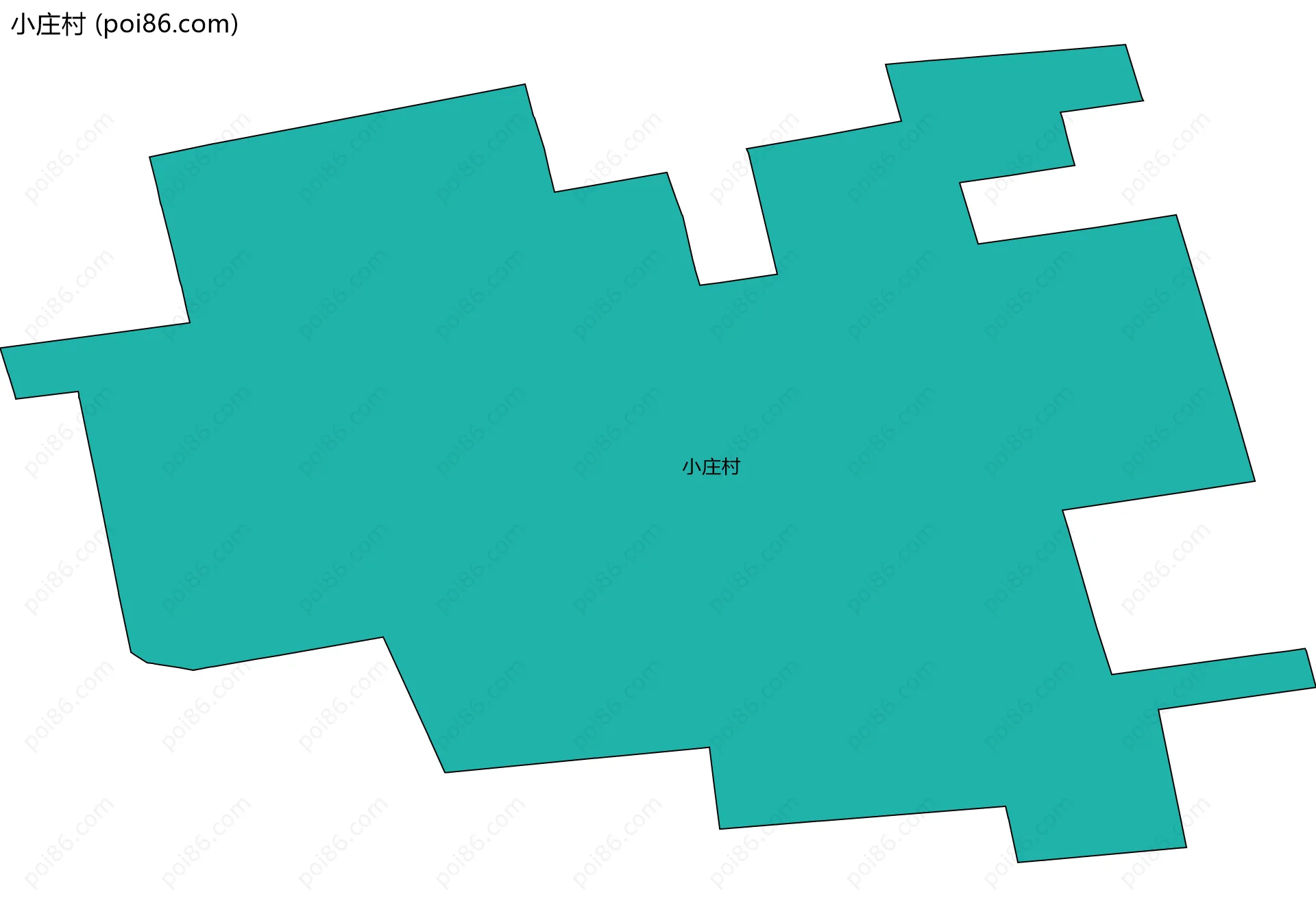 小庄村边界地图
