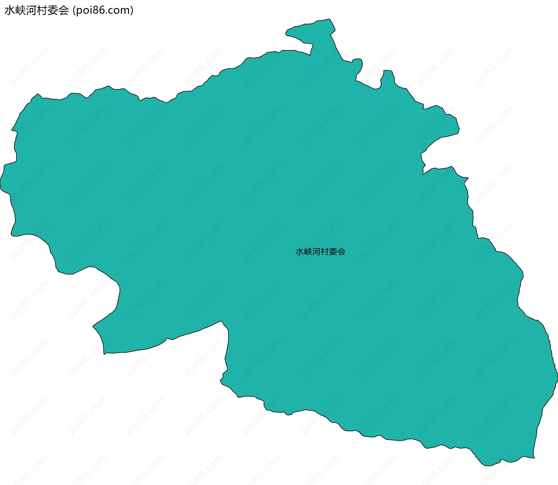 水峡河村委会边界地图