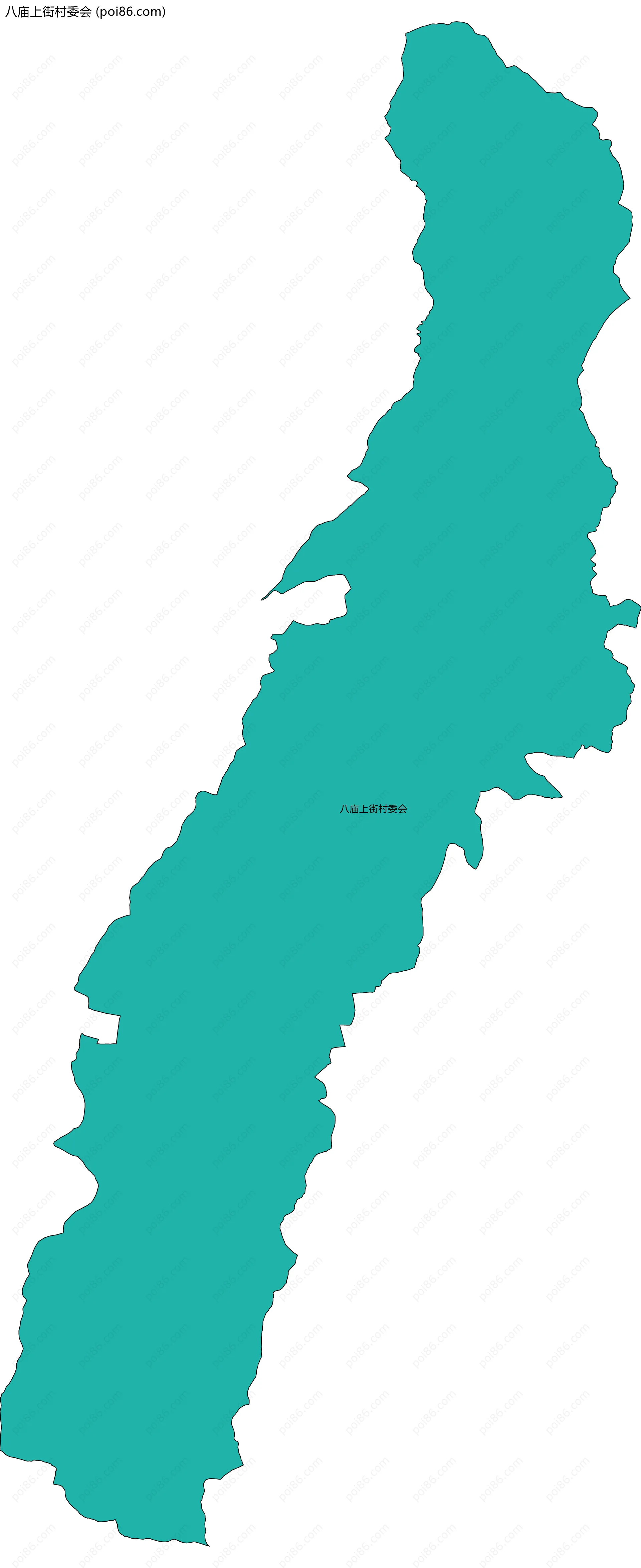 八庙上街村委会边界地图