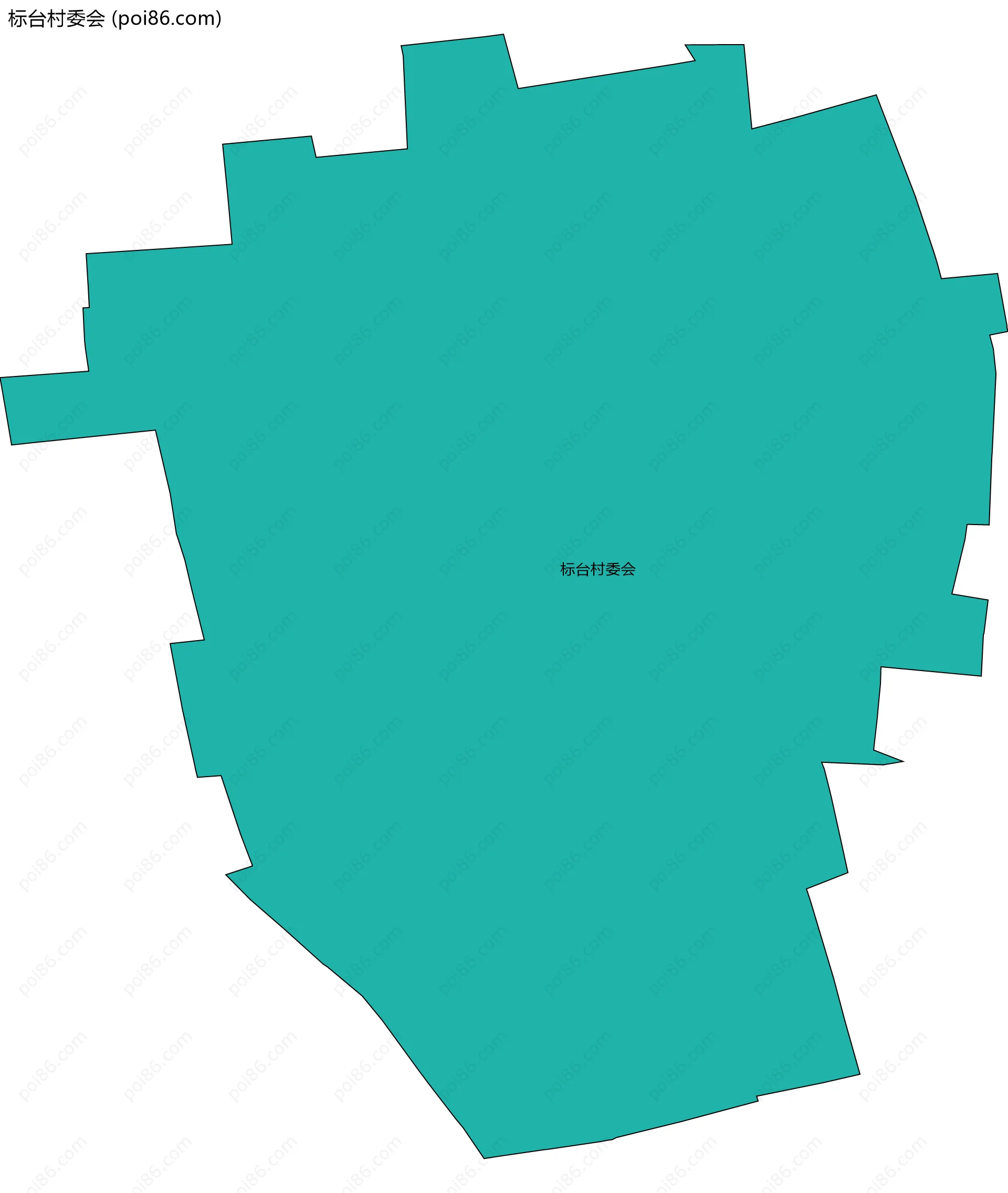 标台村委会边界地图