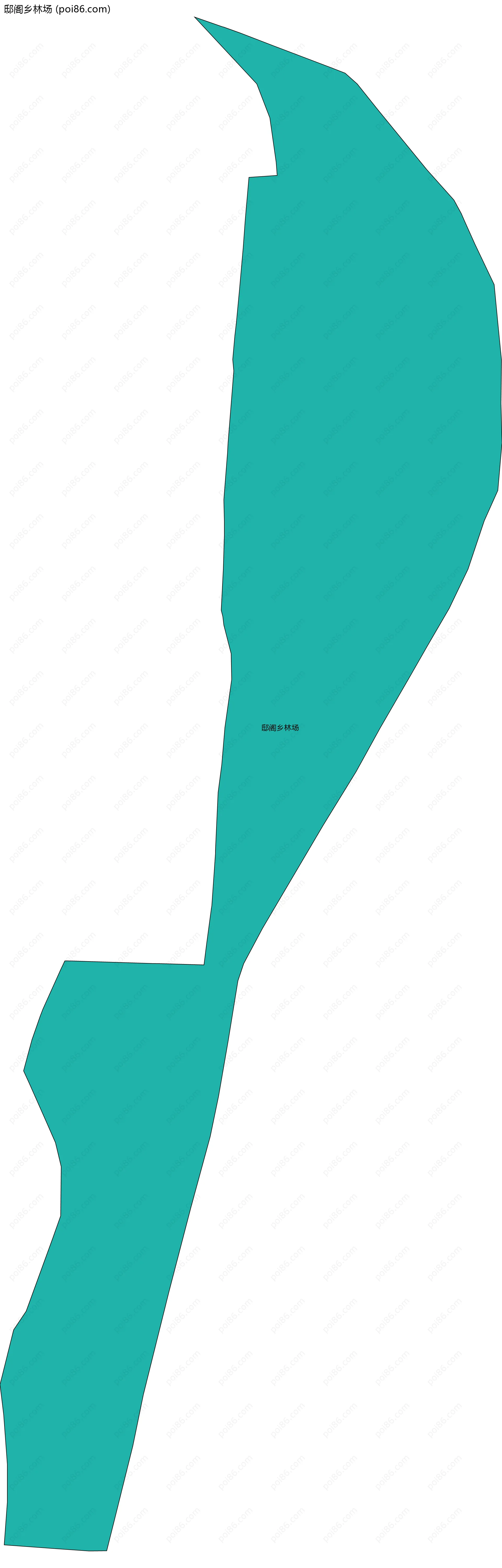 邸阁乡林场边界地图