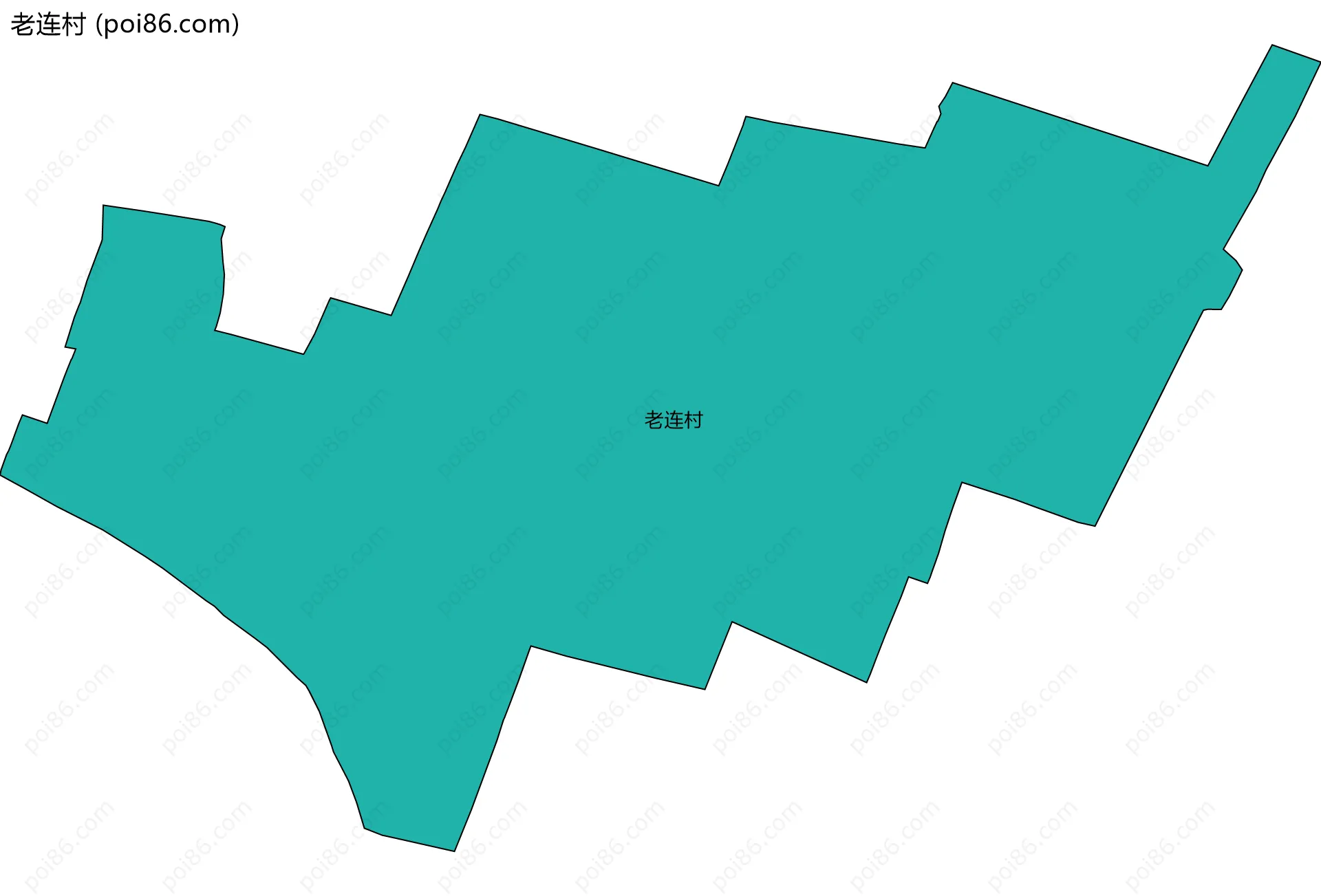老连村边界地图