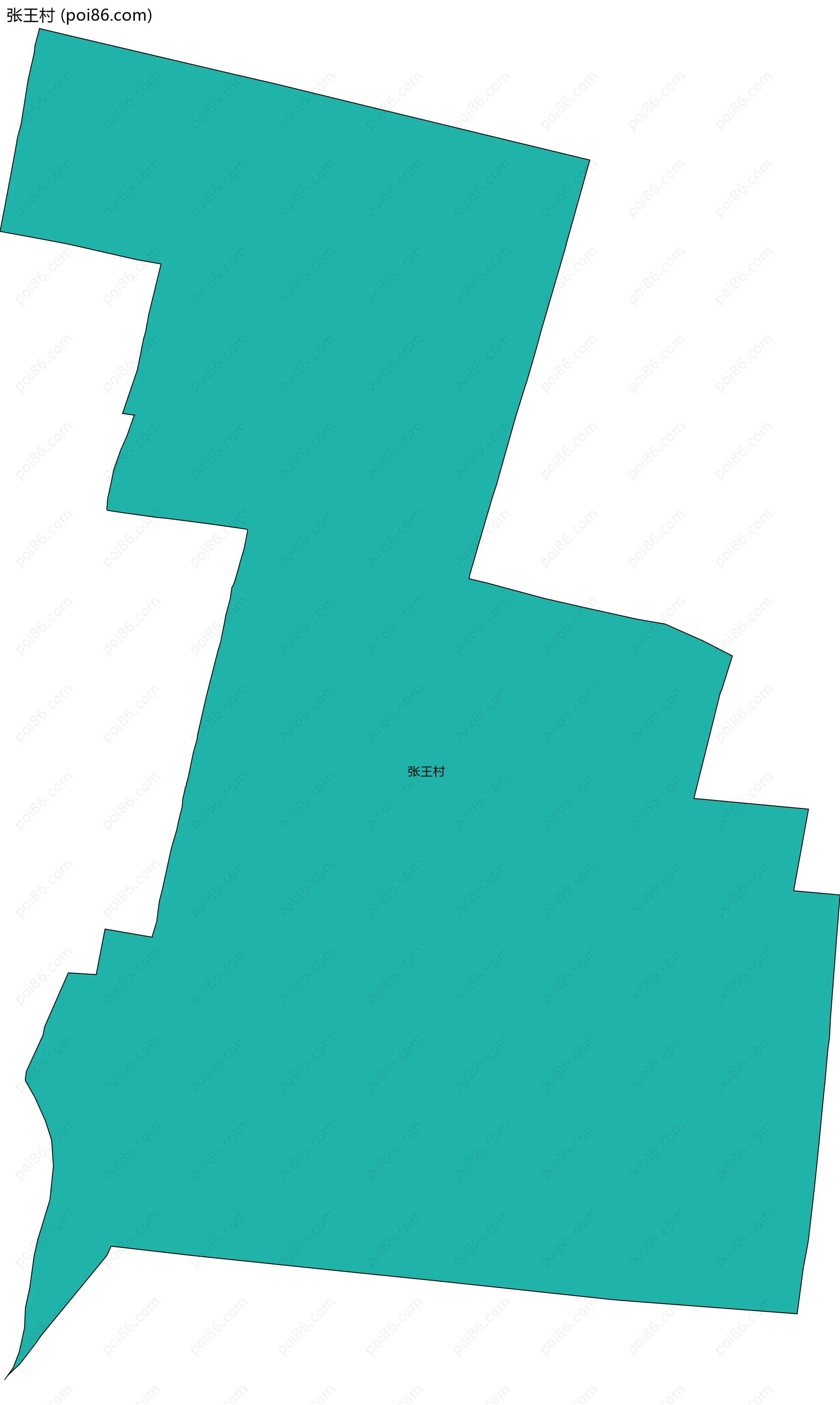 张王村边界地图