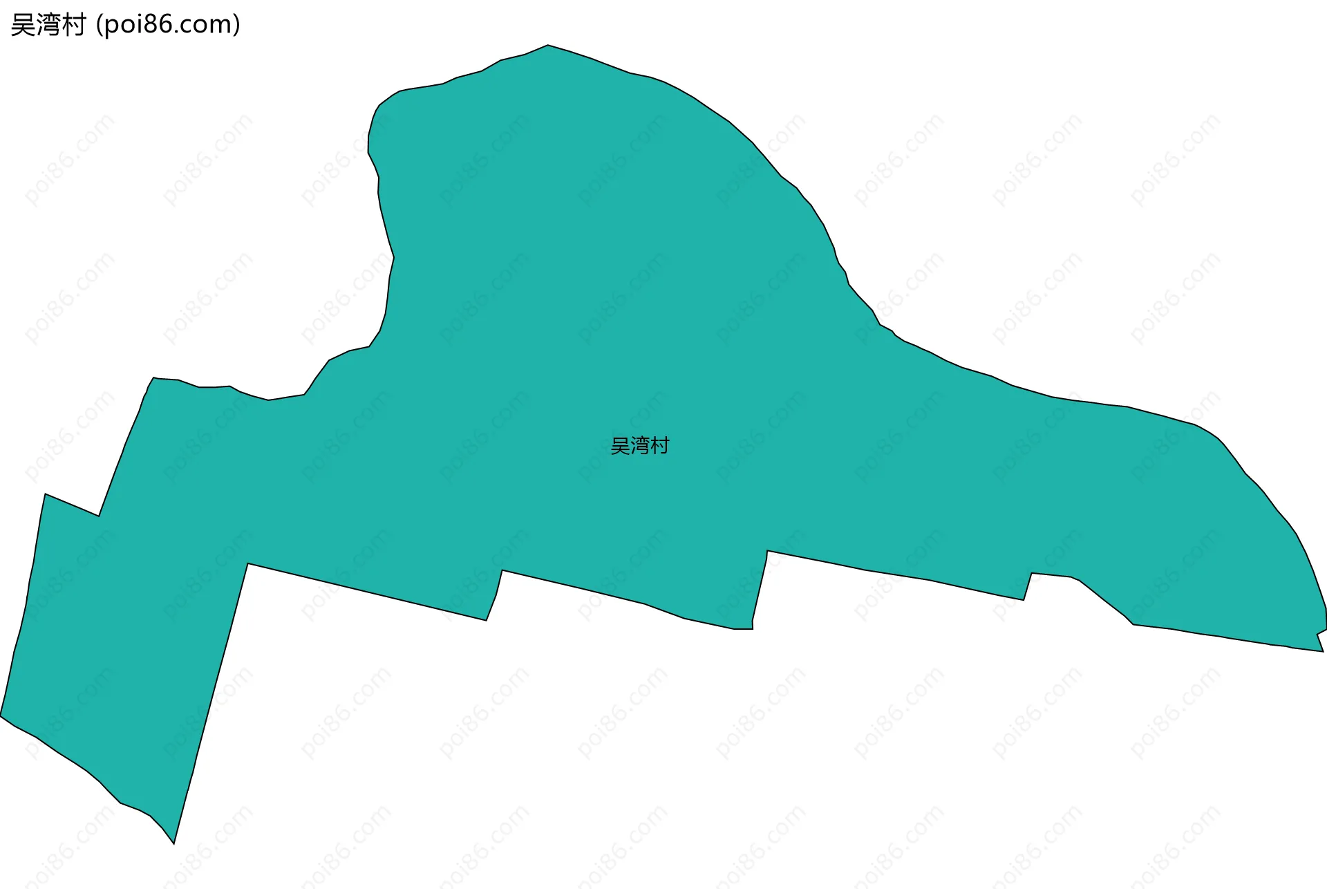 吴湾村边界地图