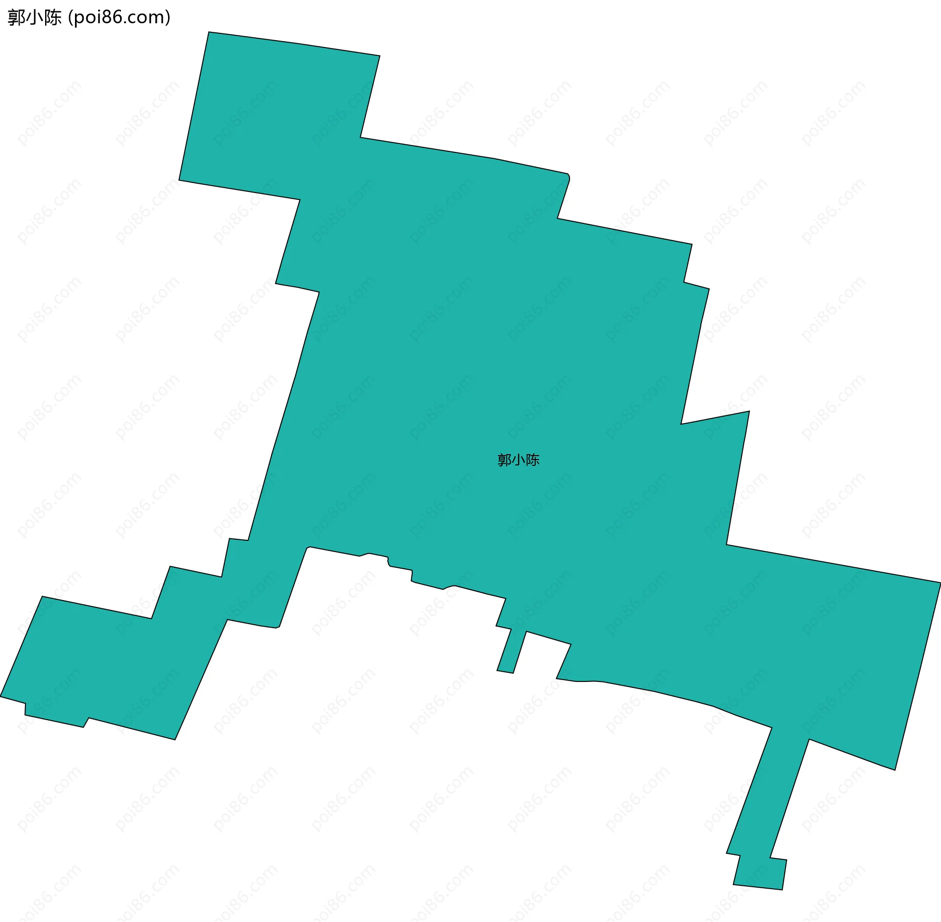 郭小陈边界地图
