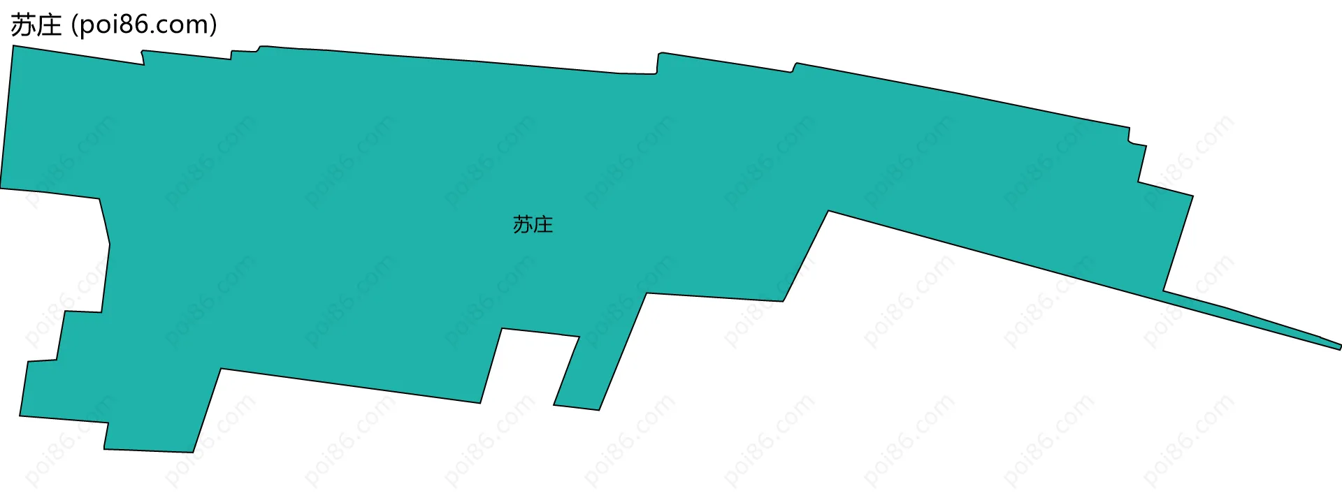 苏庄边界地图