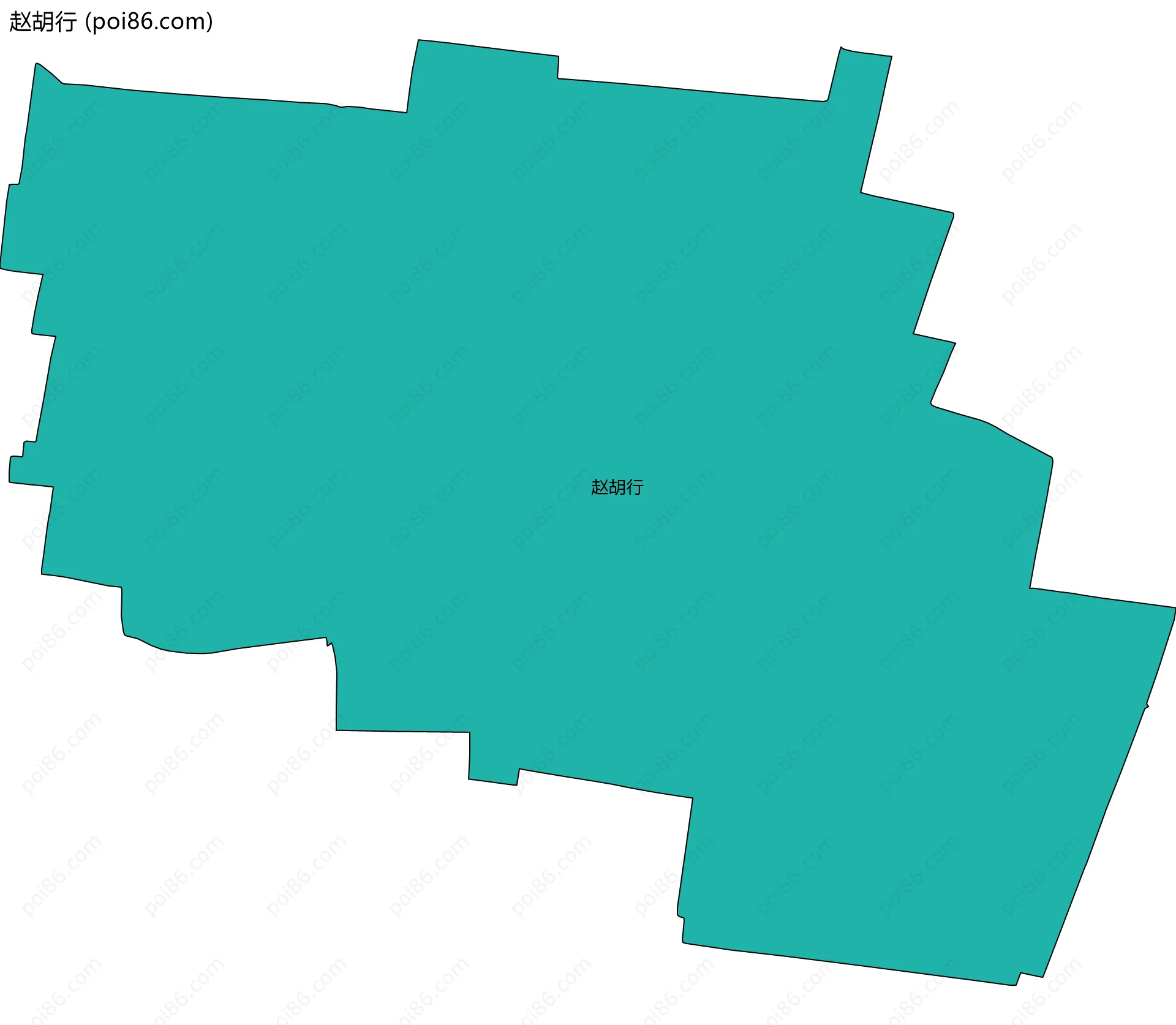 赵胡行边界地图