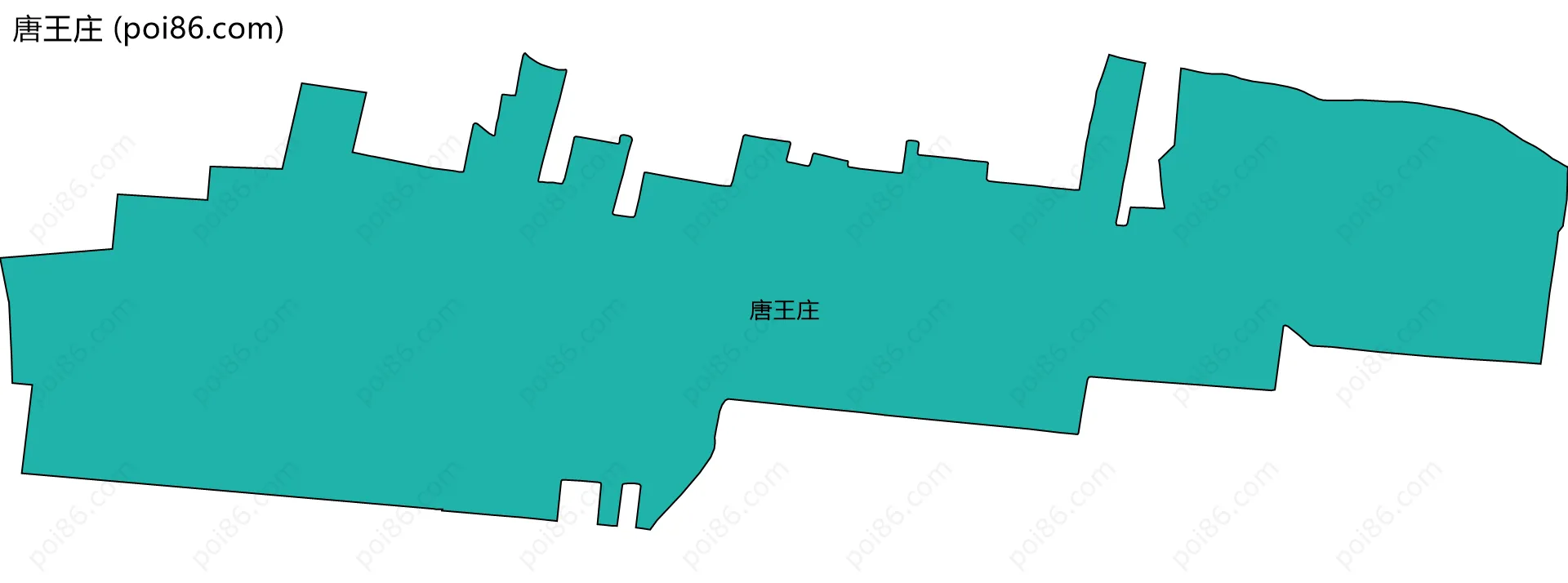 唐王庄边界地图