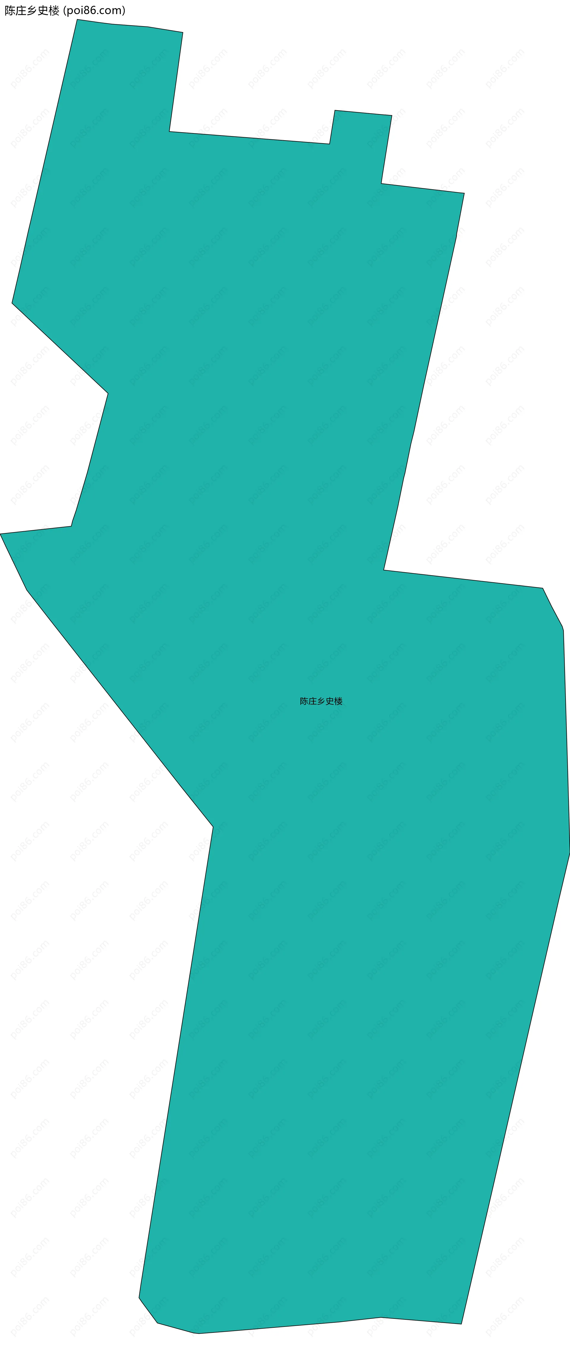 陈庄乡史楼边界地图