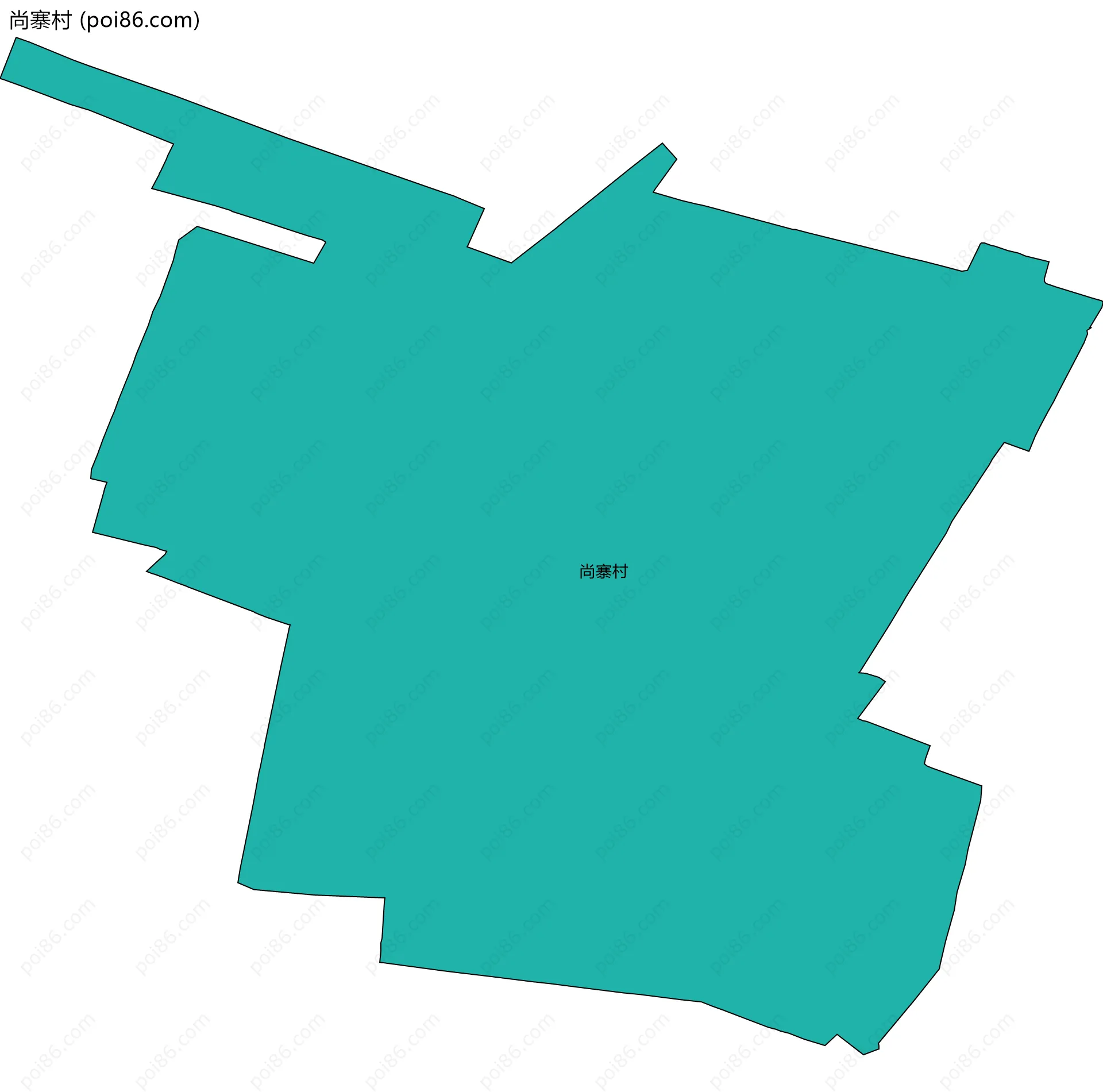 尚寨村边界地图