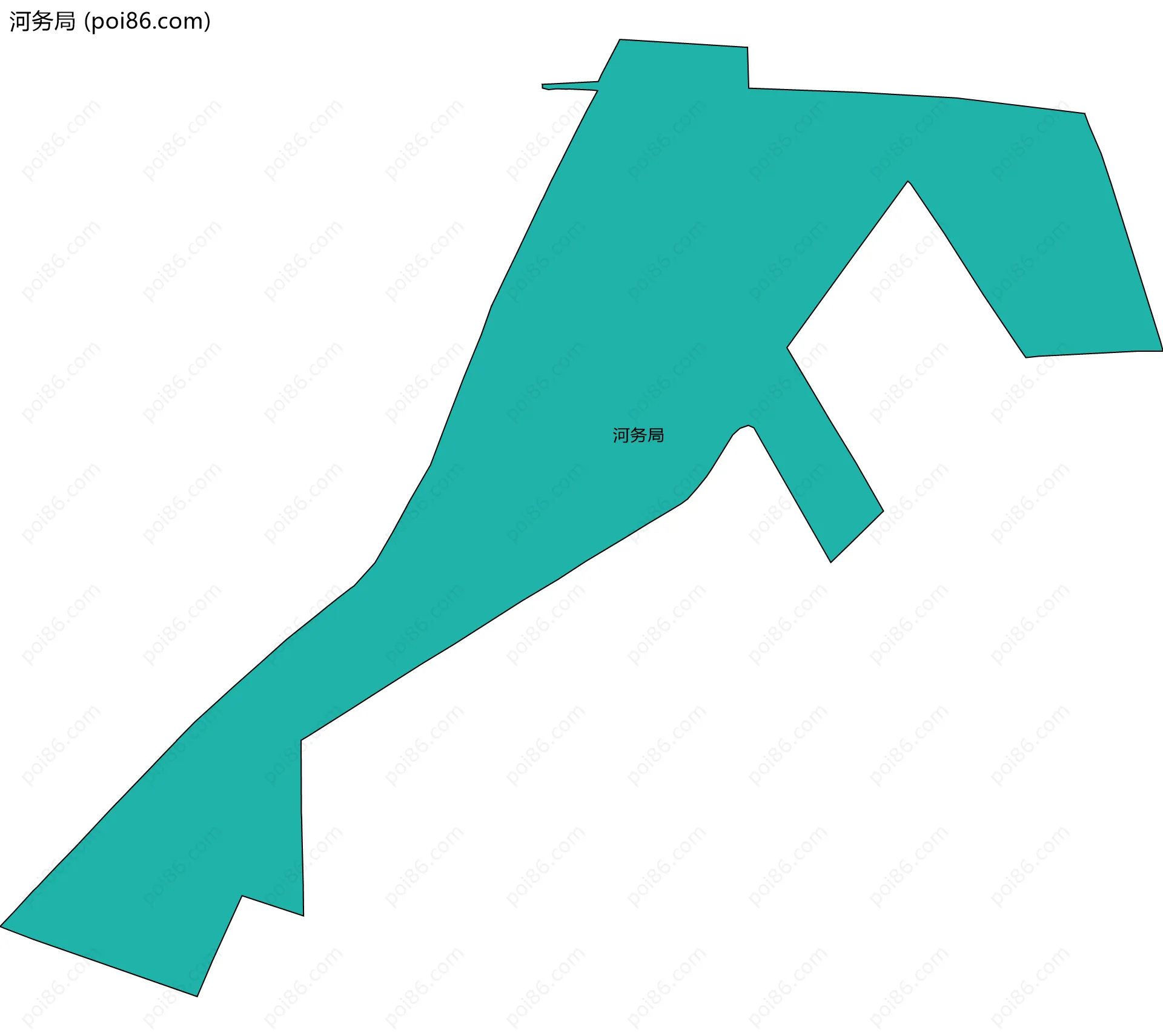 河务局边界地图