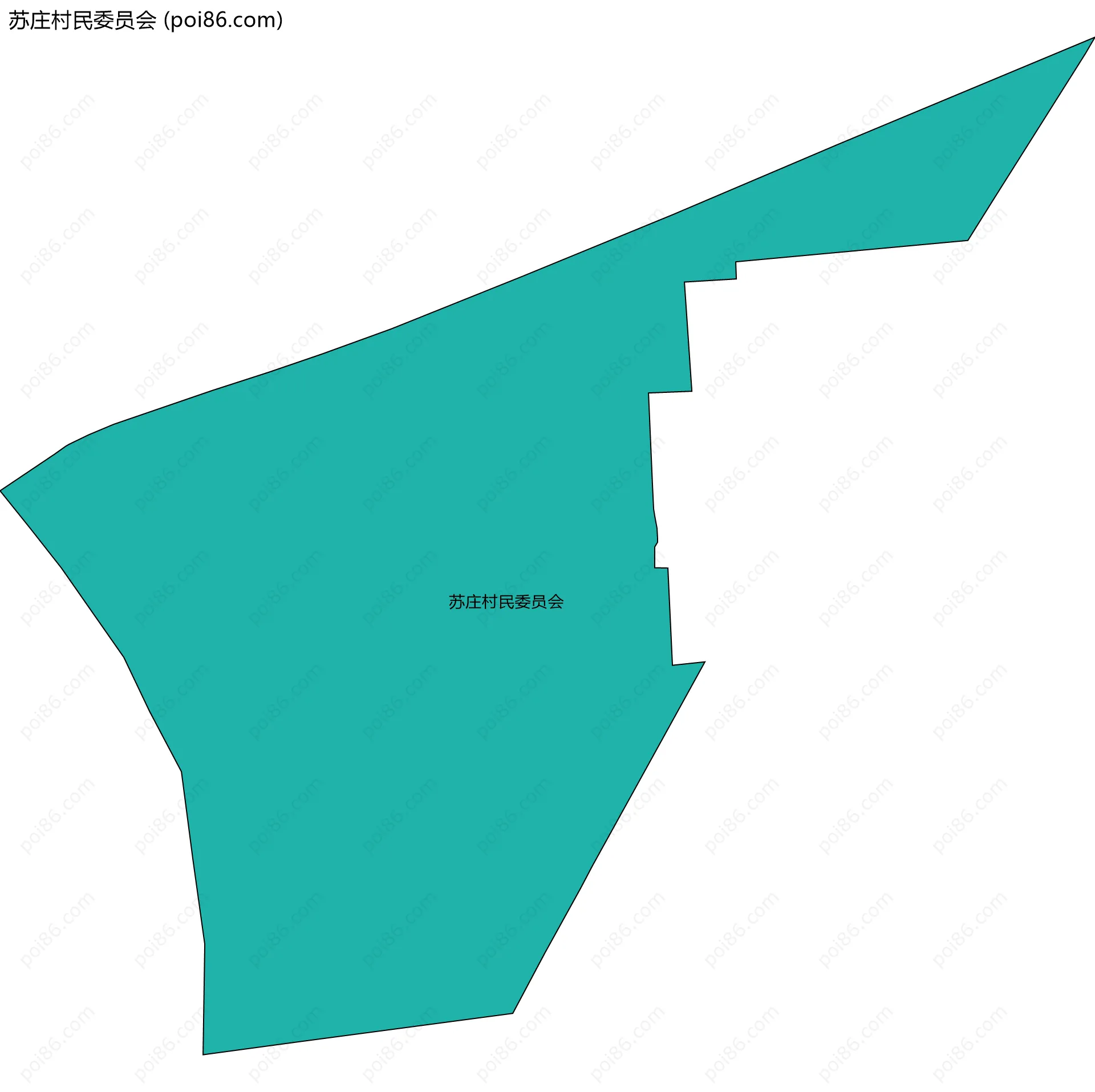 苏庄村民委员会边界地图