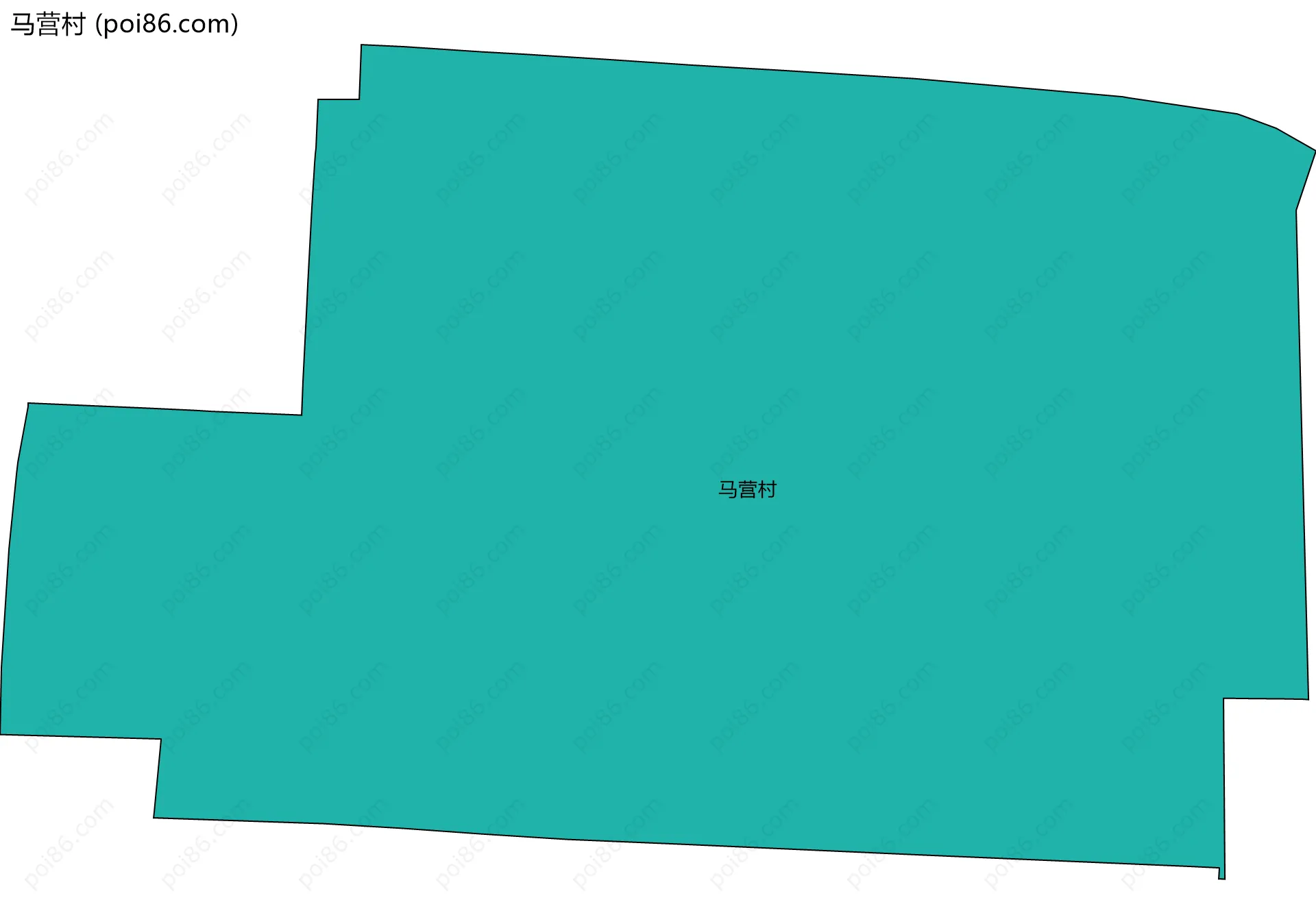 马营村边界地图