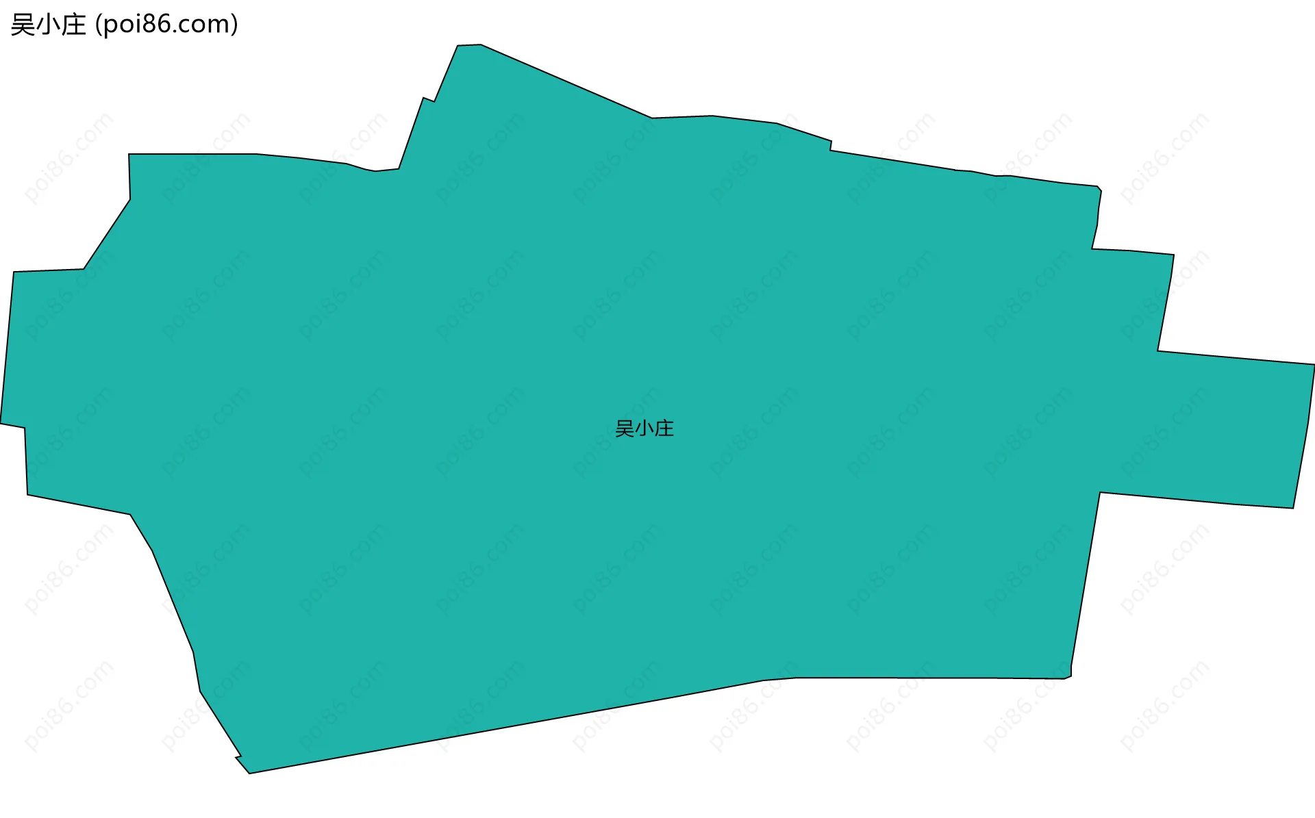 吴小庄边界地图