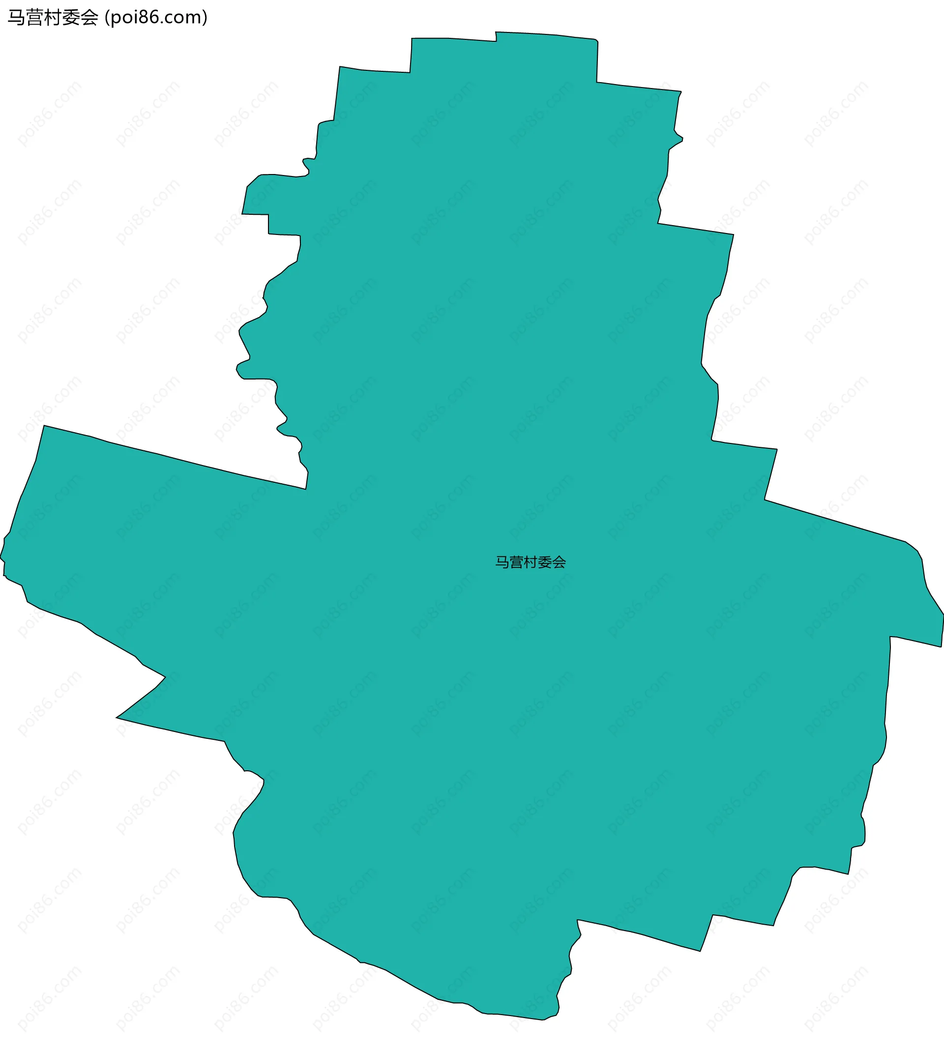 马营村委会边界地图