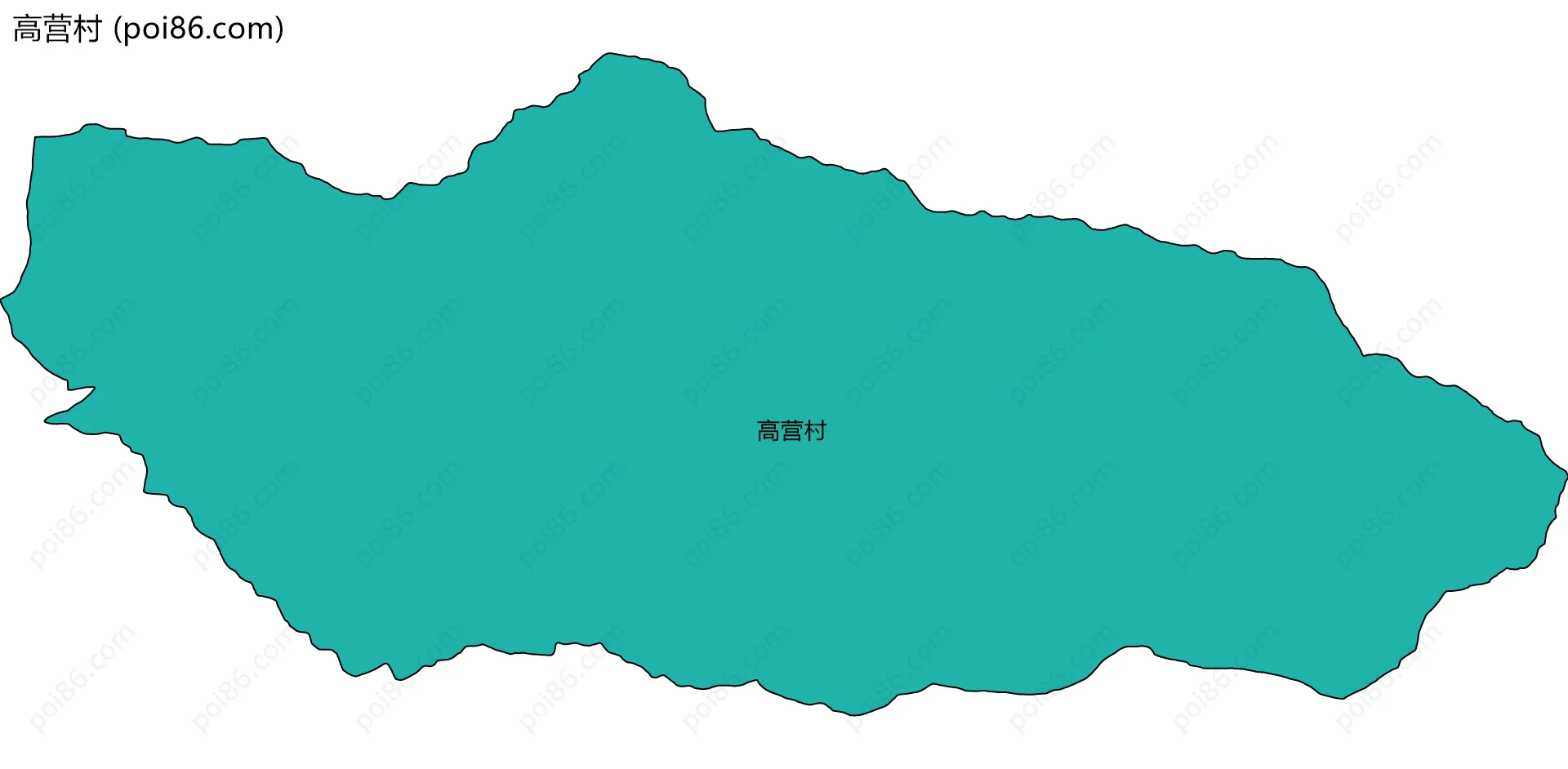 高营村边界地图