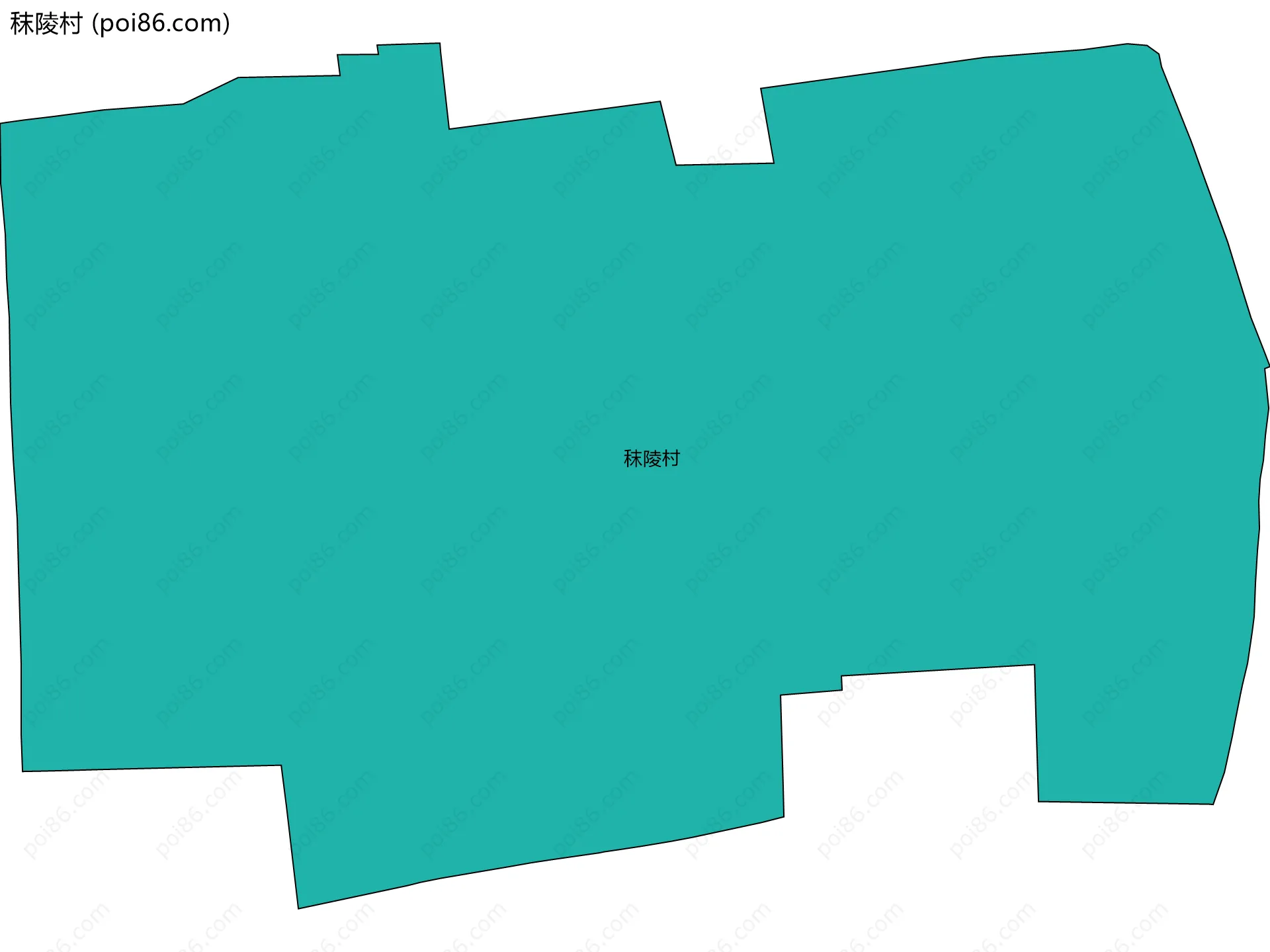 秣陵村边界地图