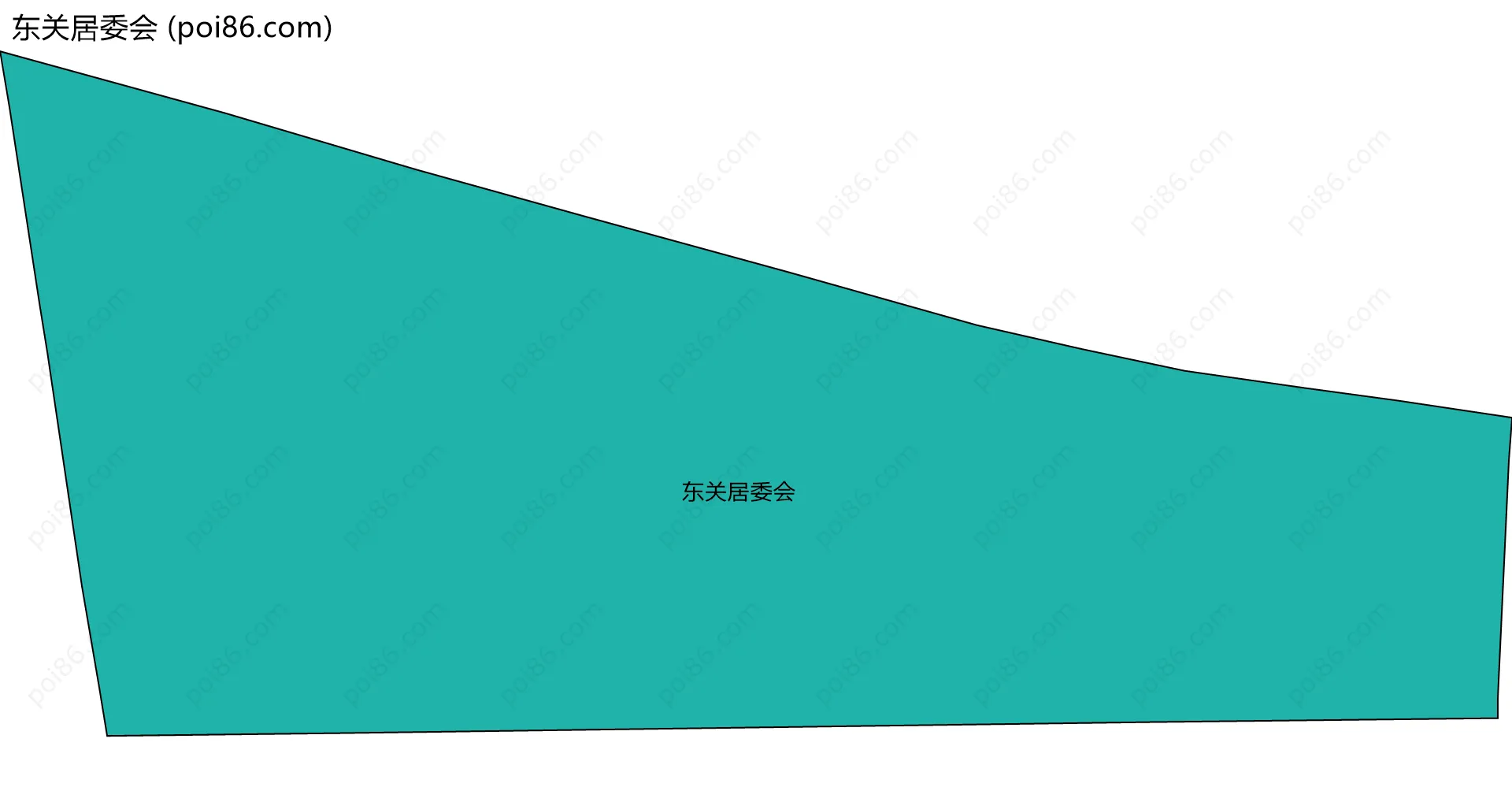 东关居委会边界地图