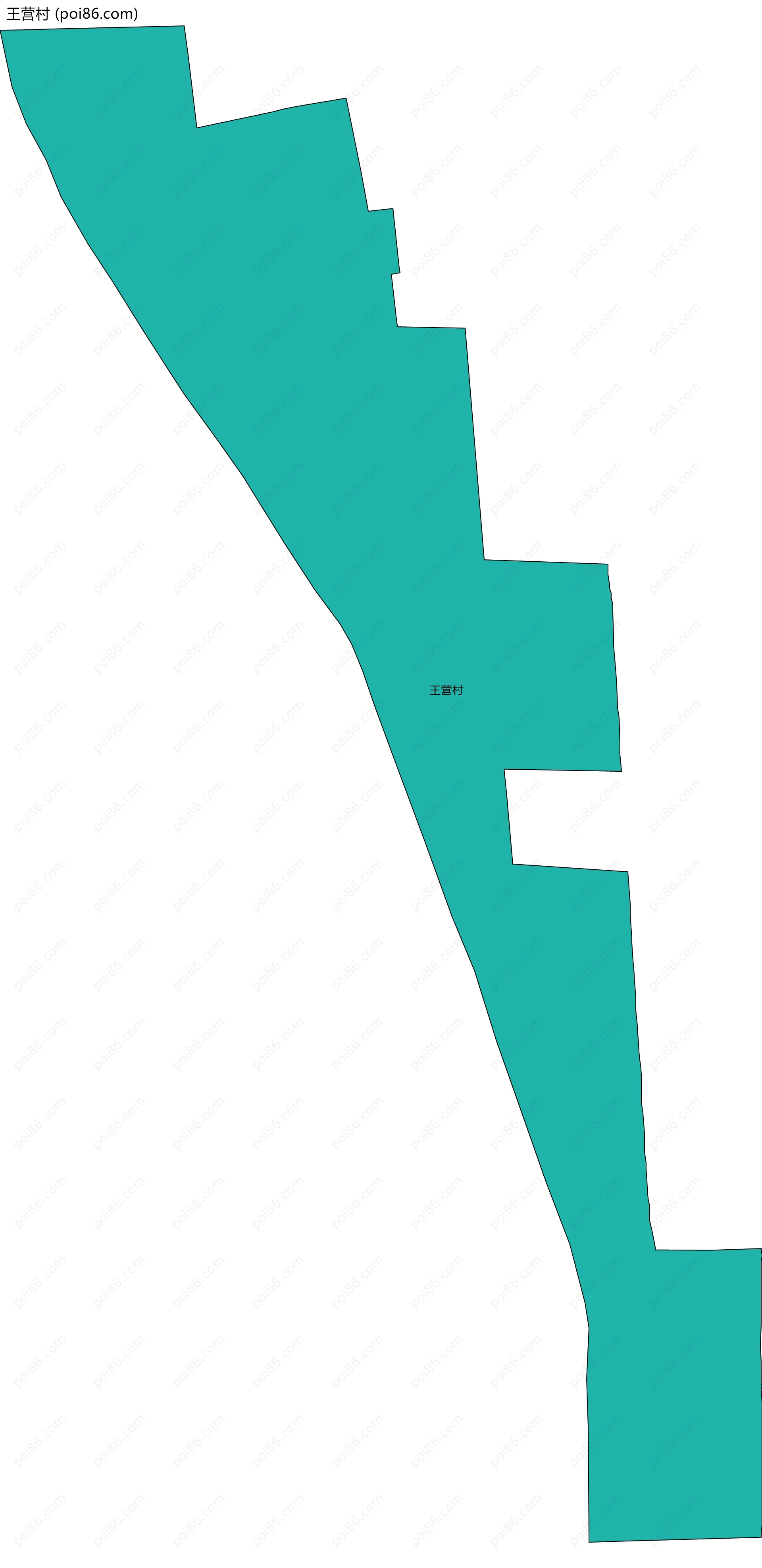 王营村边界地图