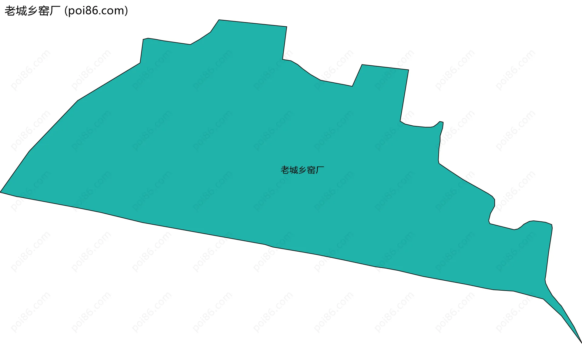 老城乡窑厂边界地图