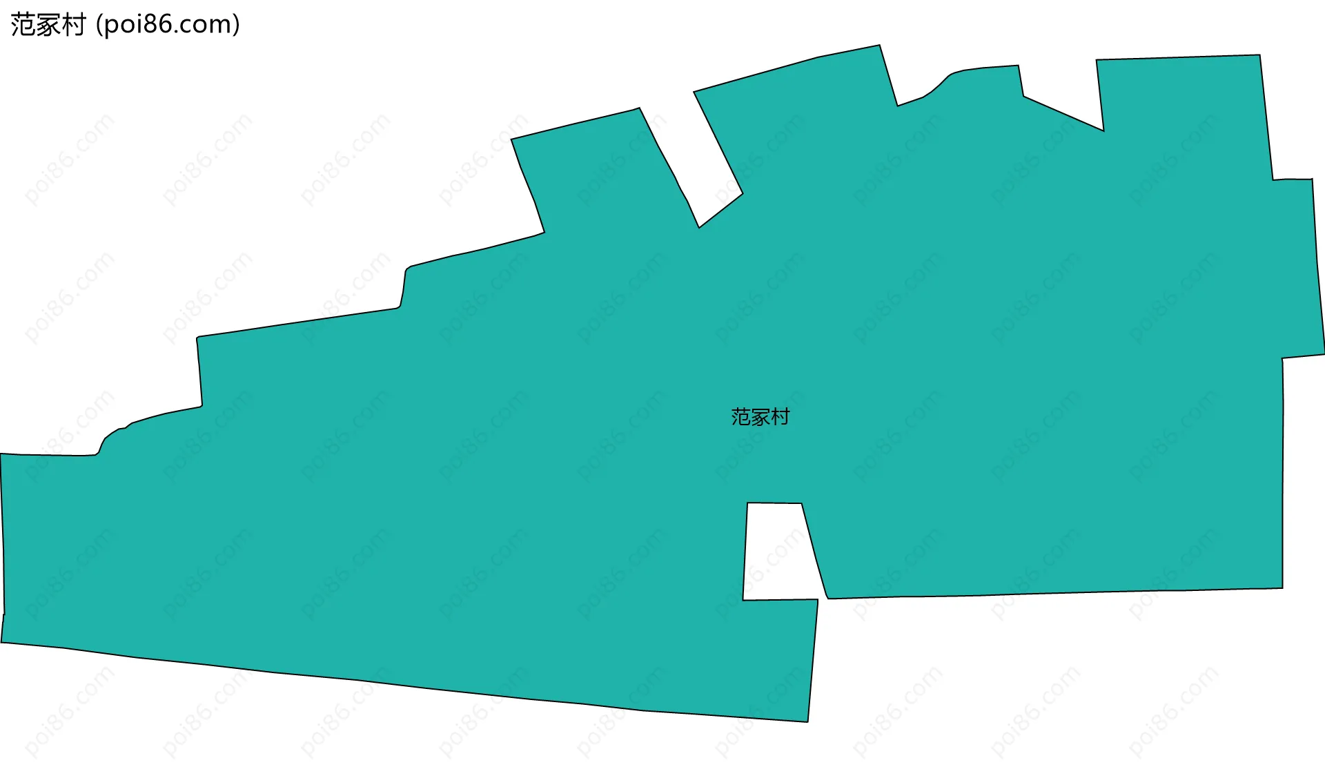 范冢村边界地图