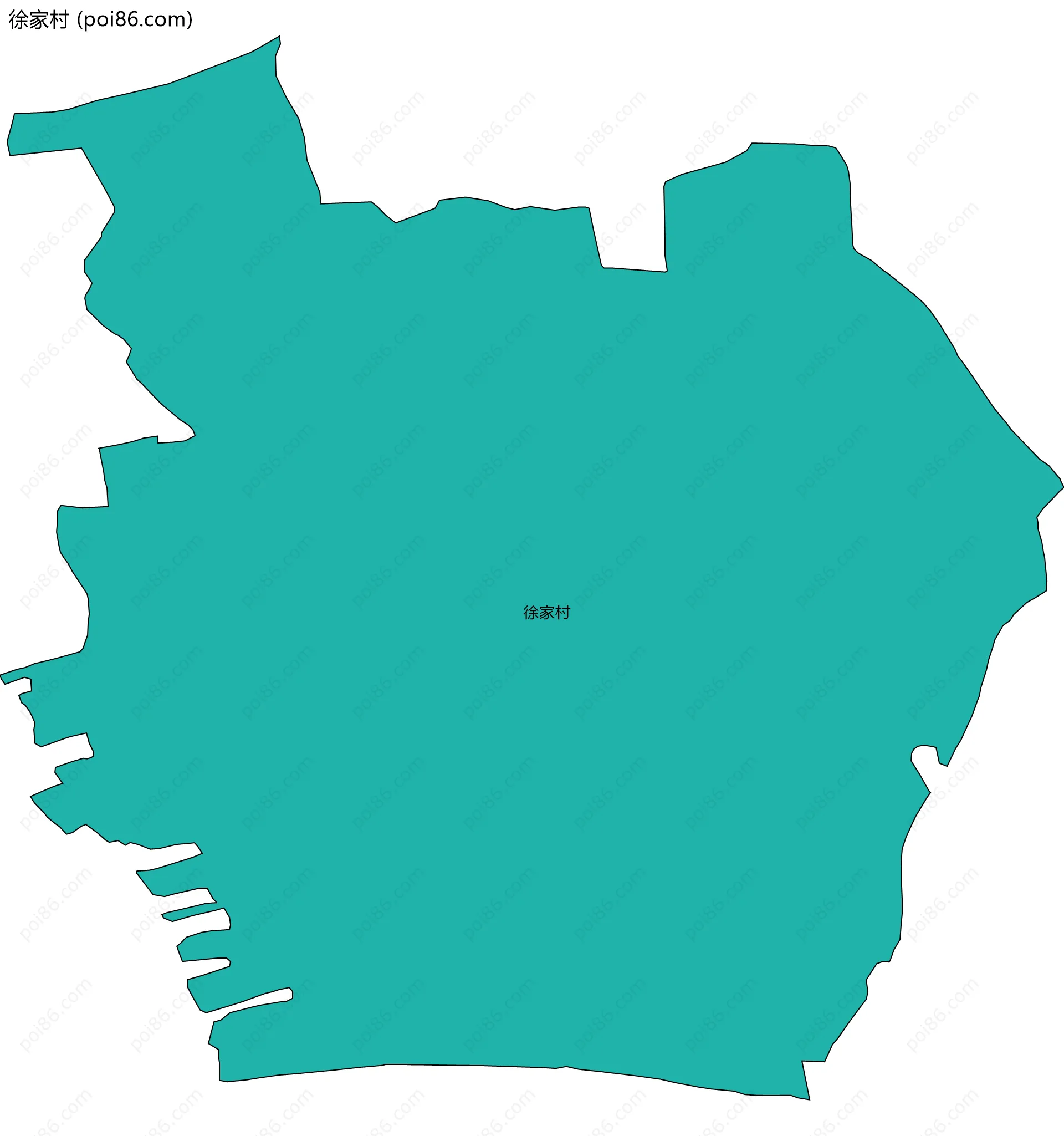 徐家村边界地图