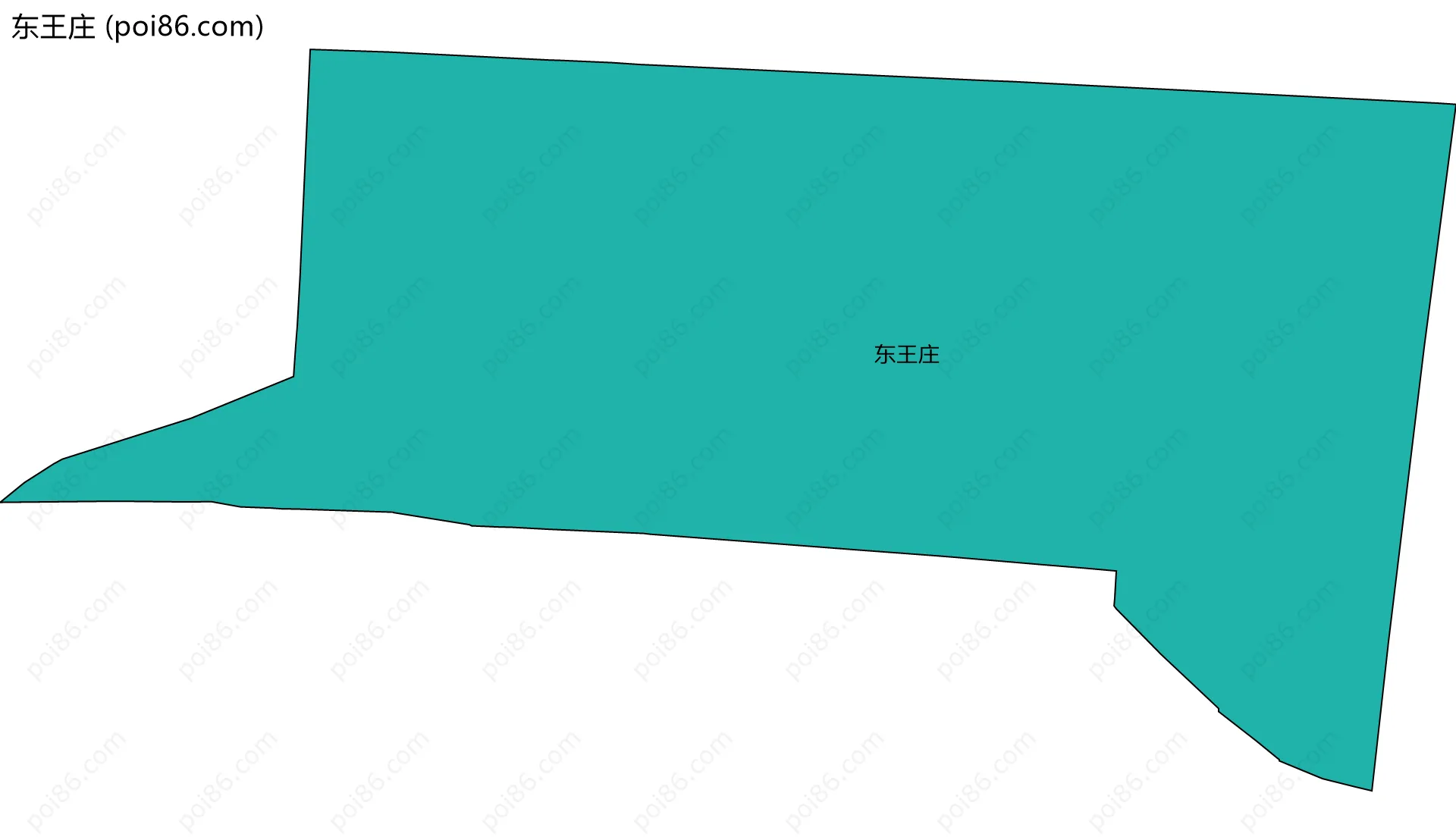东王庄边界地图