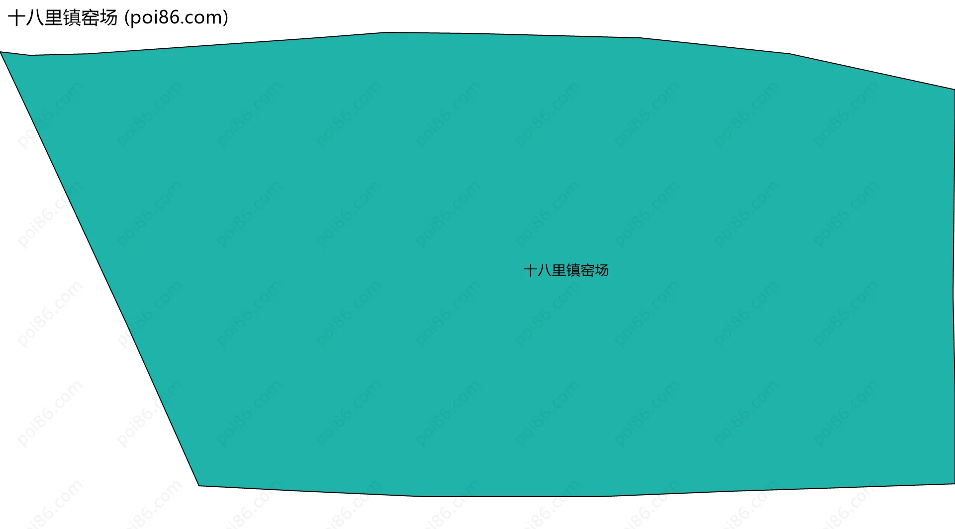 十八里镇窑场边界地图