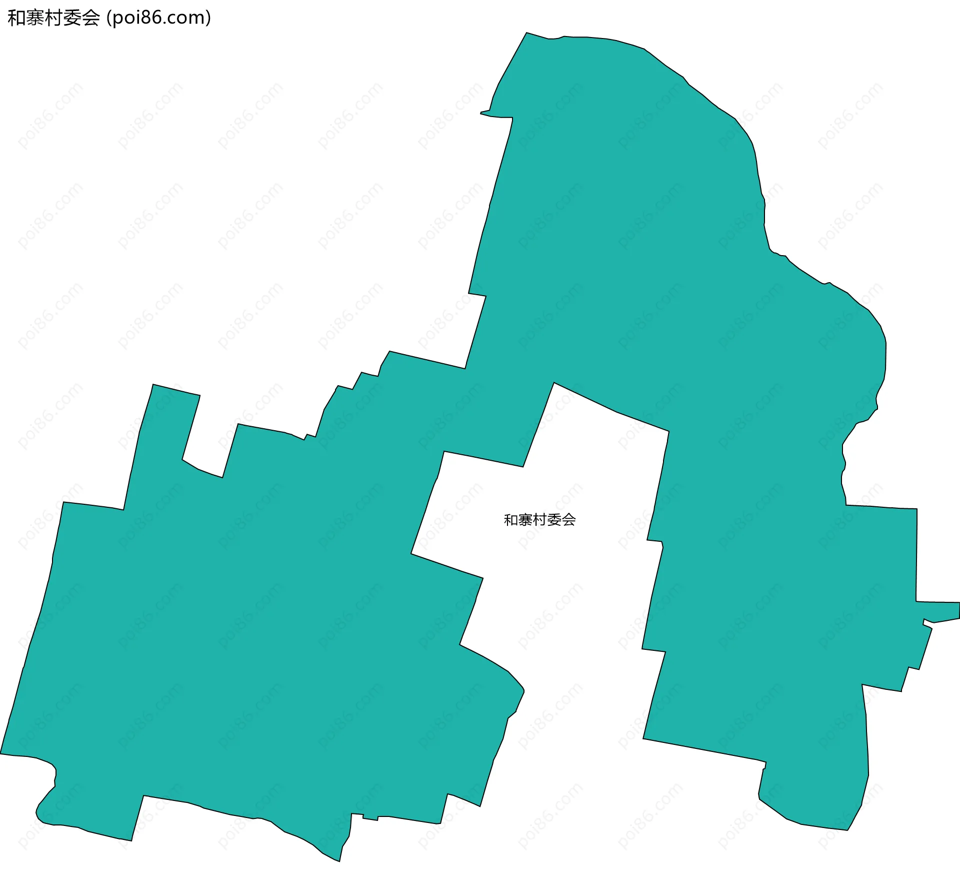 和寨村委会边界地图