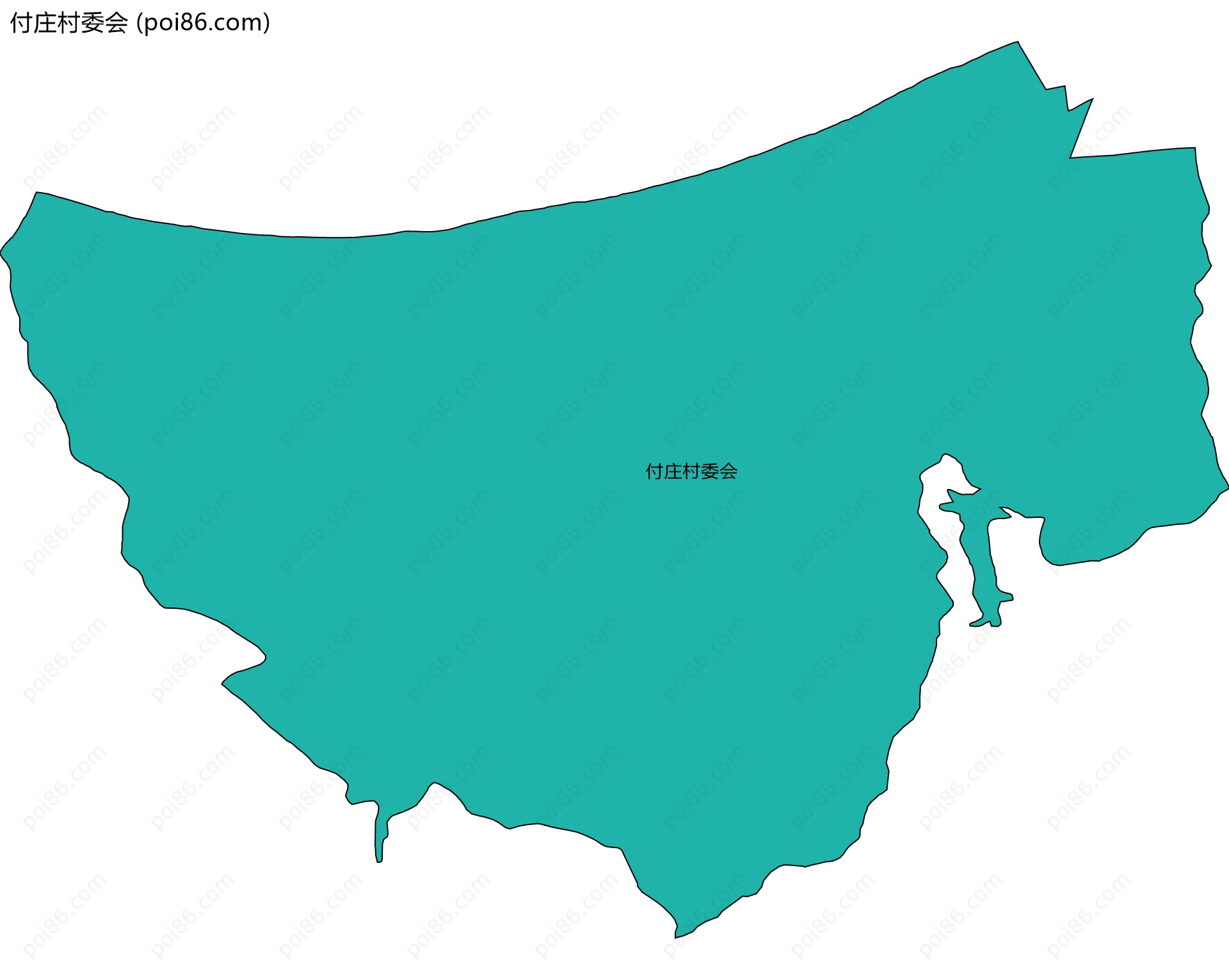 付庄村委会边界地图