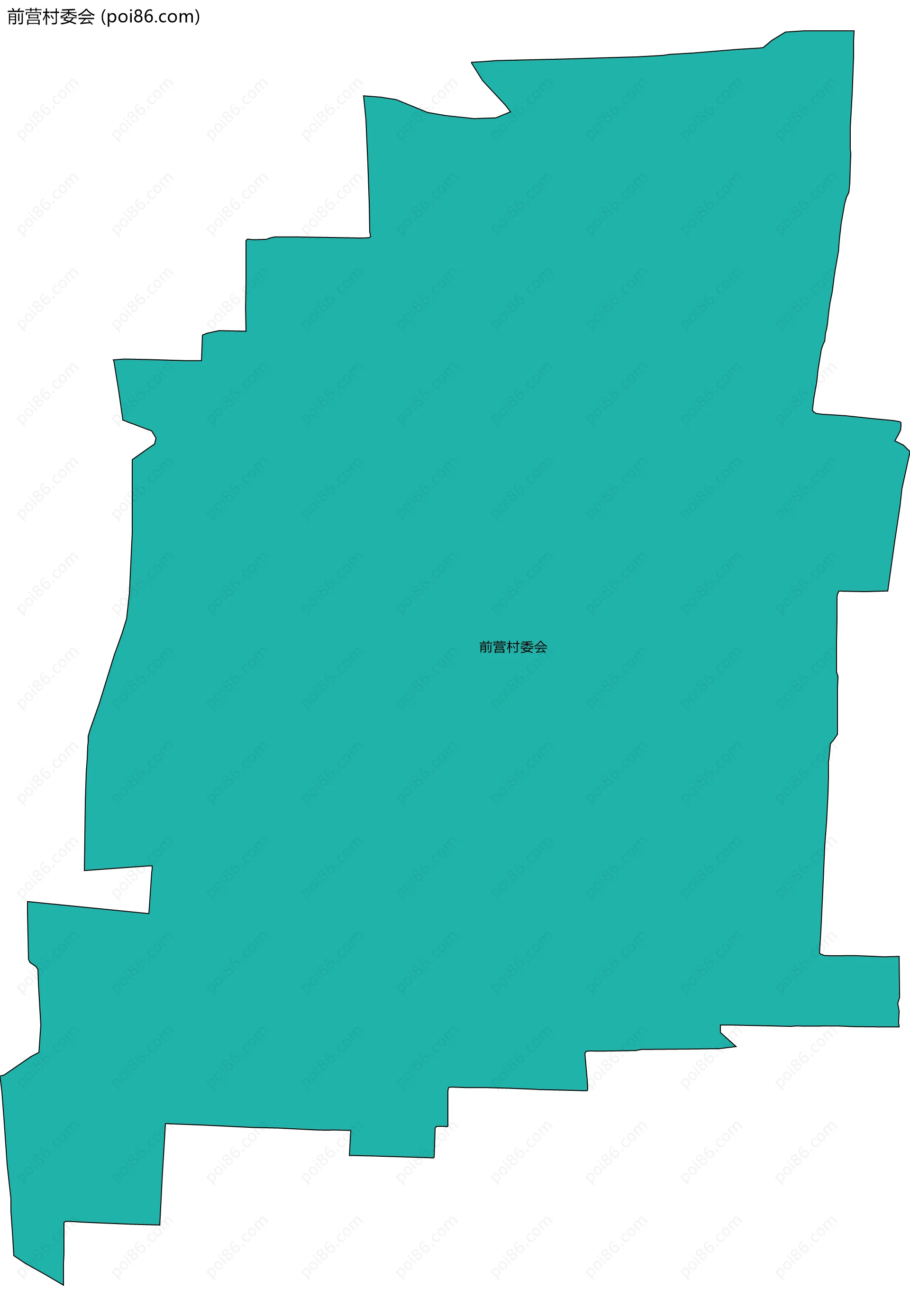 前营村委会边界地图