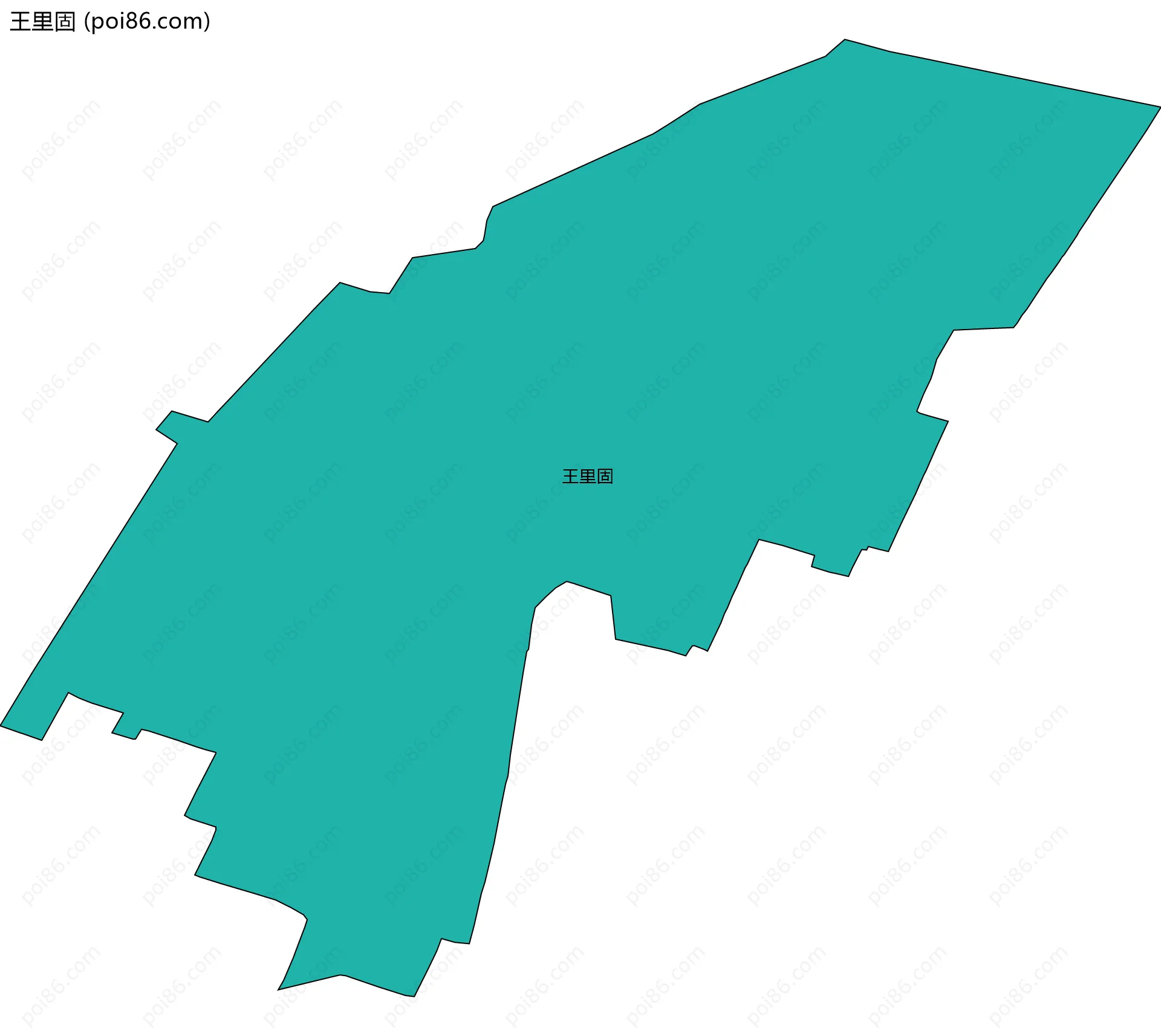 王里固边界地图