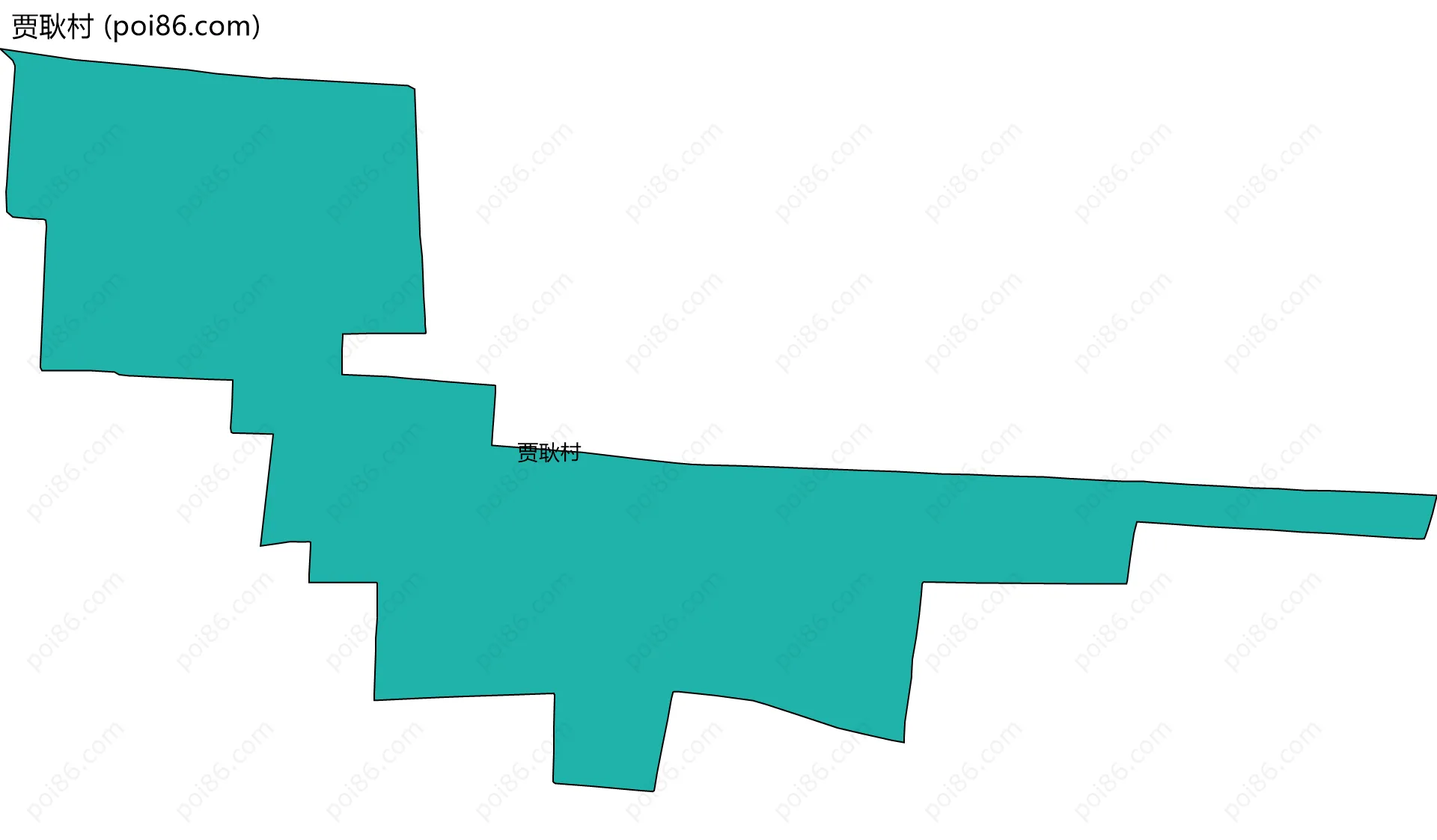 贾耿村边界地图