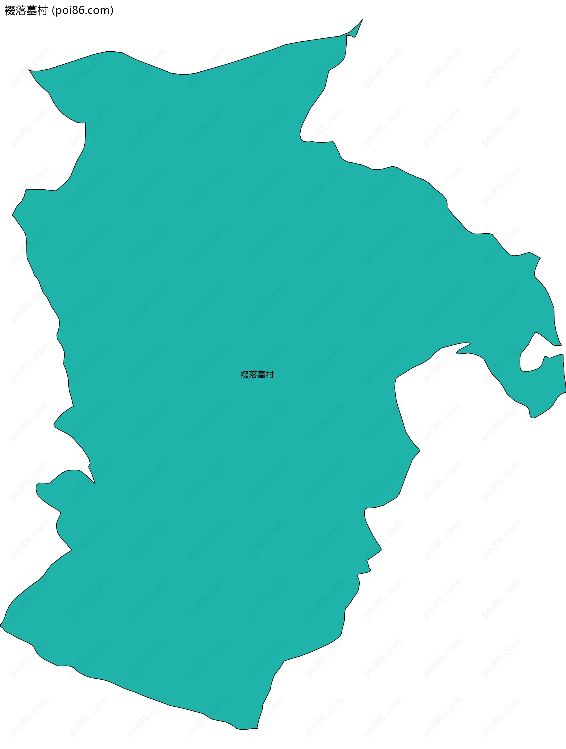 裰落墓村边界地图