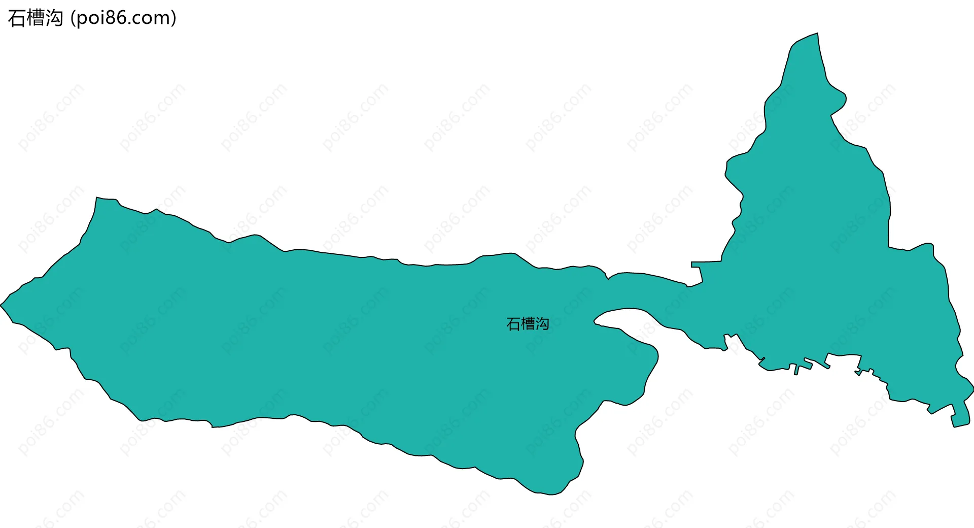 石槽沟边界地图