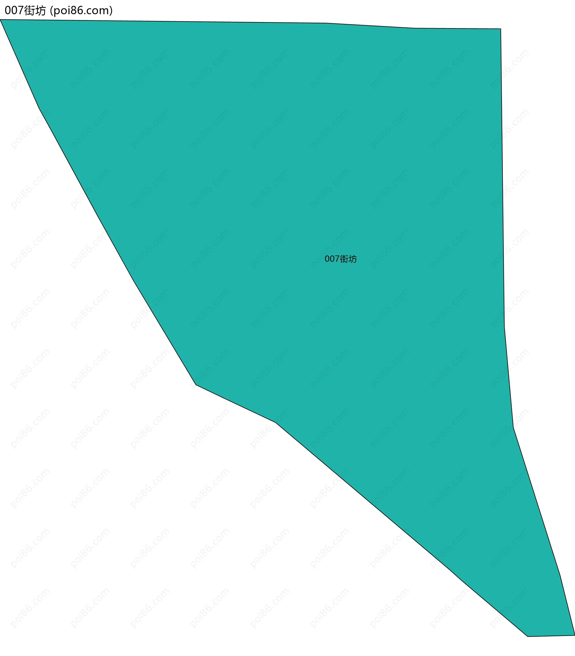 007街坊边界地图