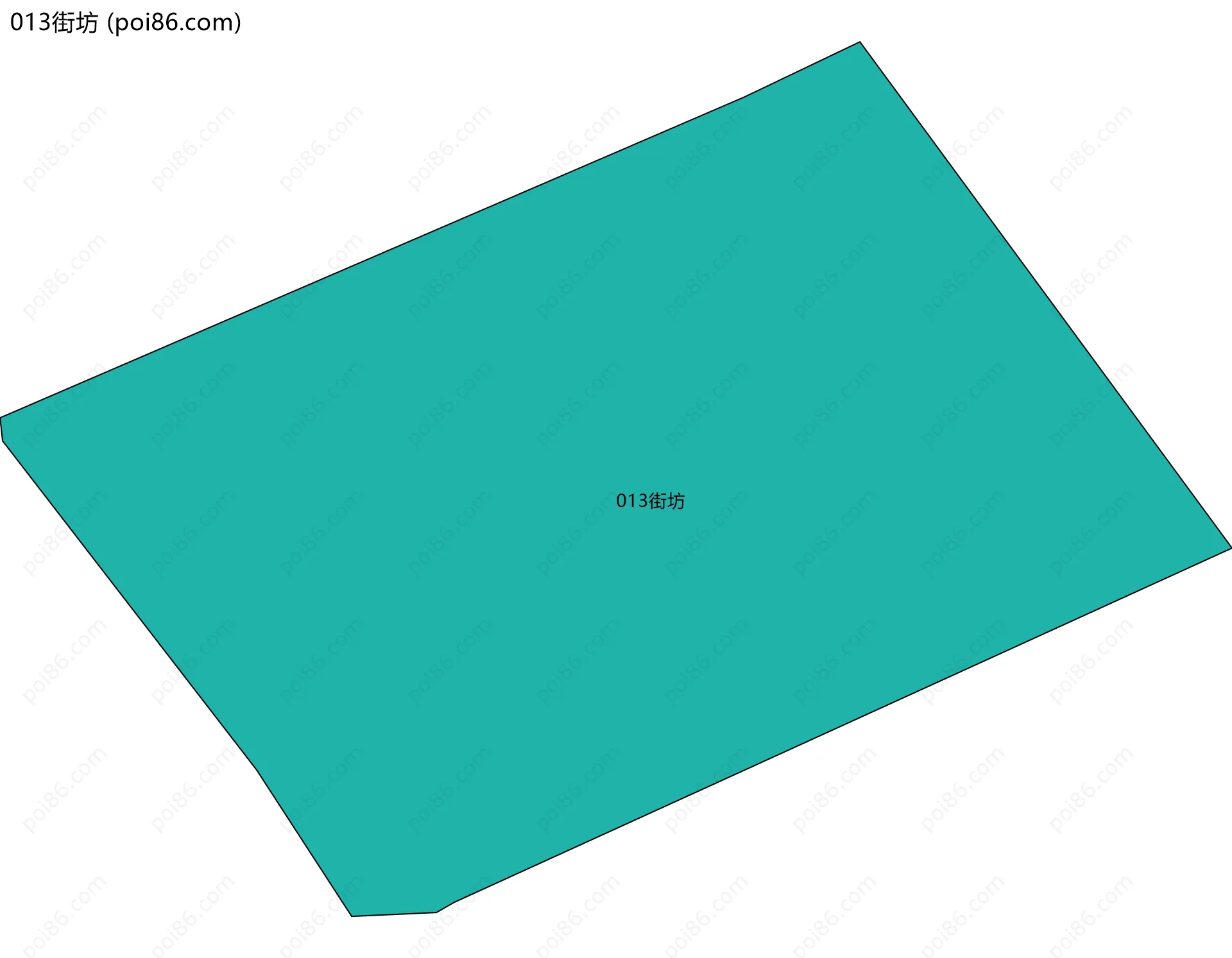 013街坊边界地图
