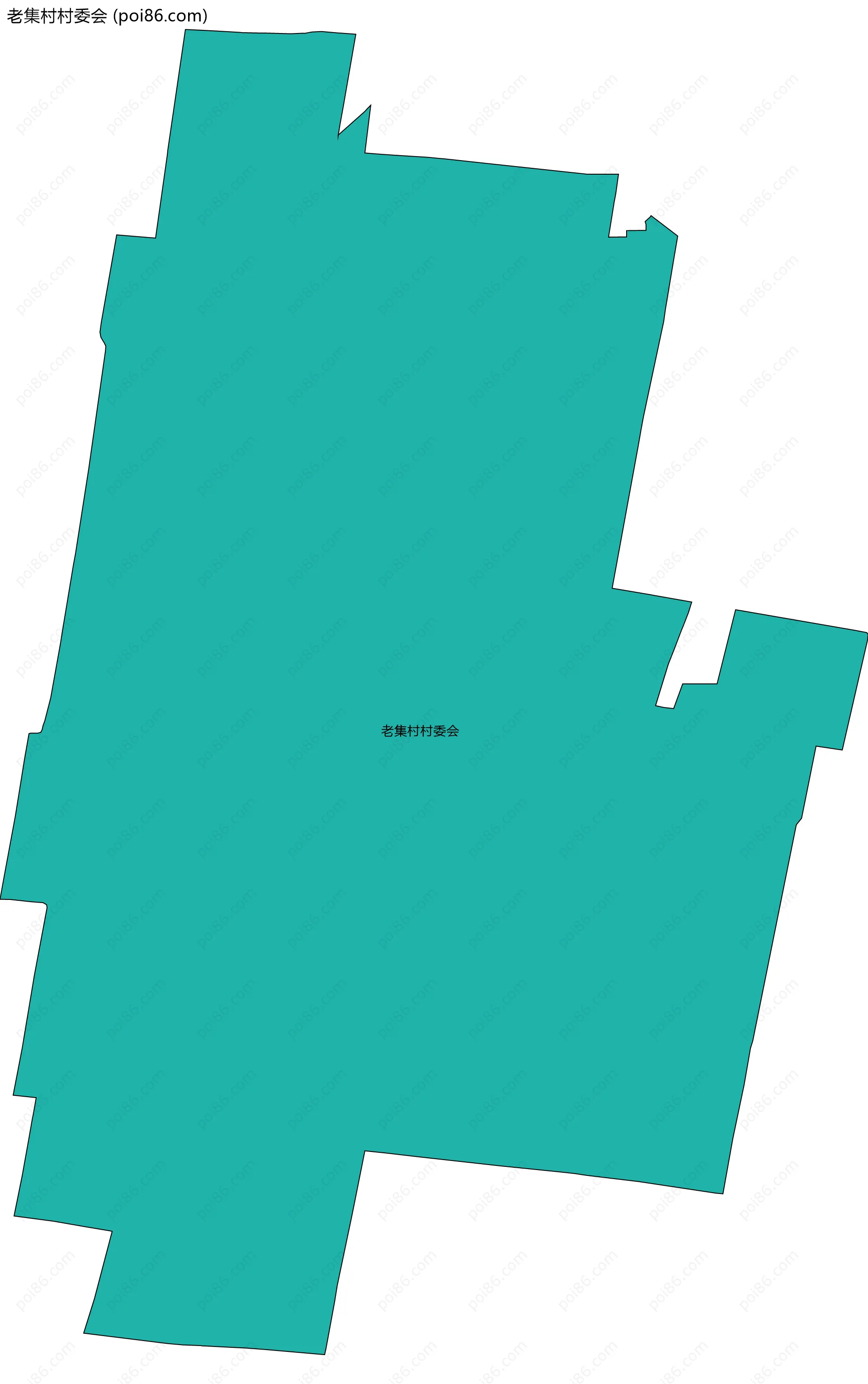老集村村委会边界地图