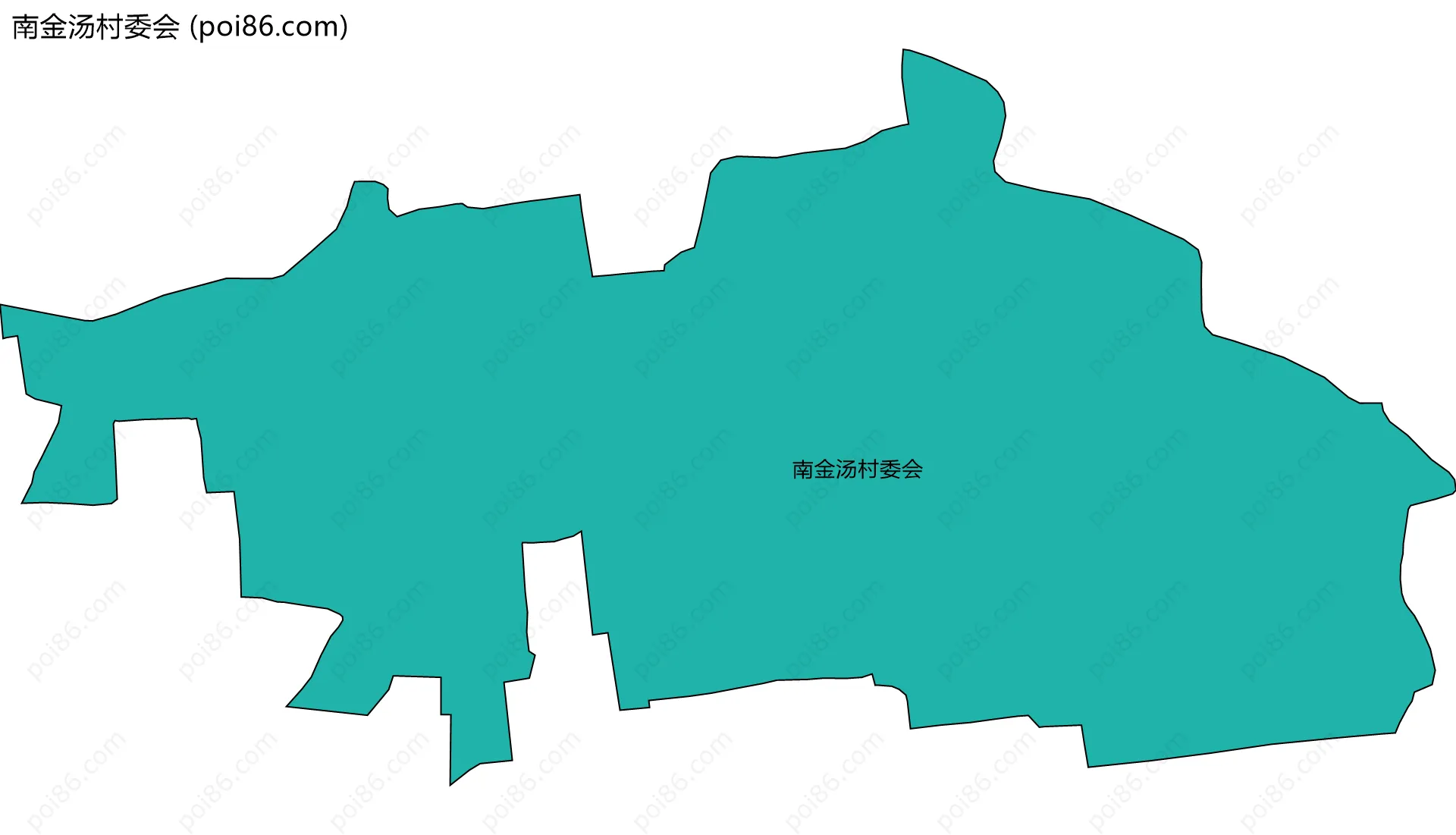 南金汤村委会边界地图