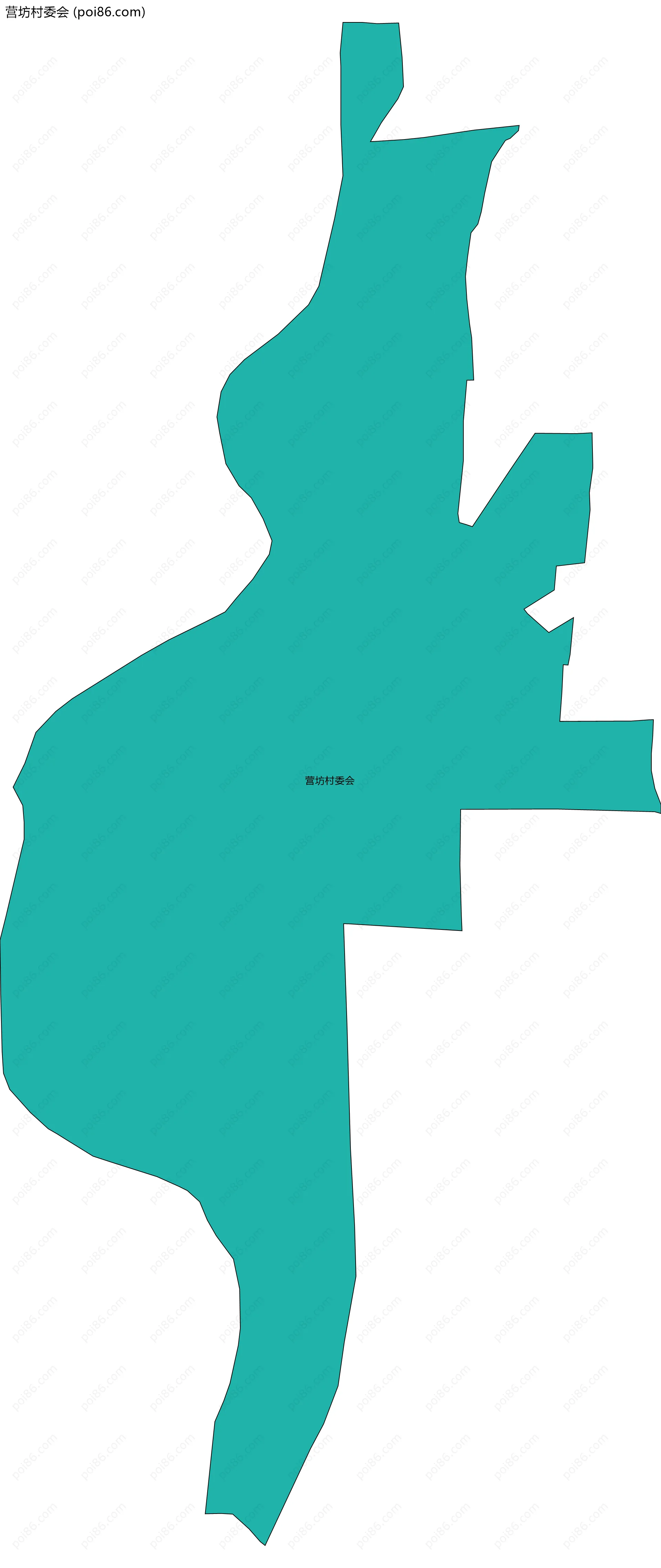 营坊村委会边界地图