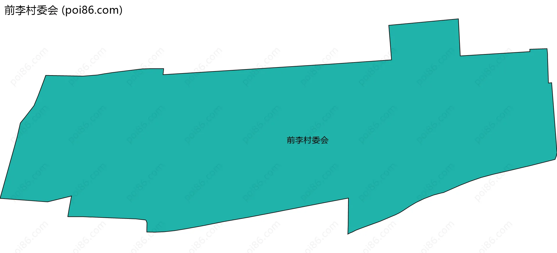 前李村委会边界地图