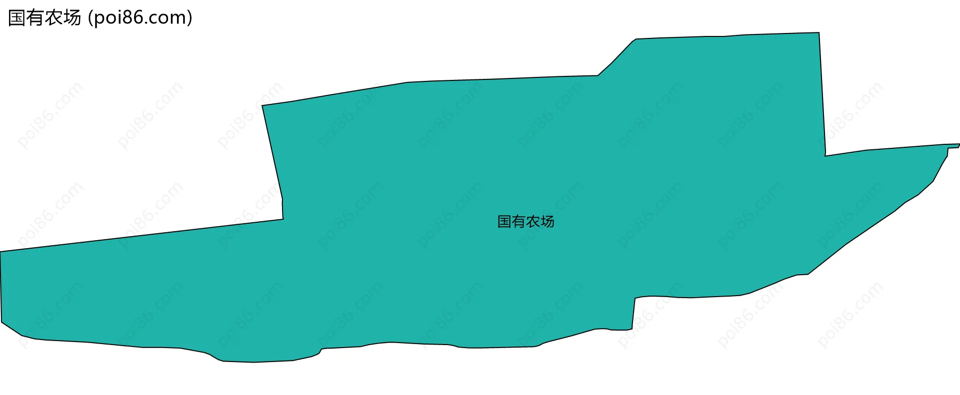 国有农场边界地图