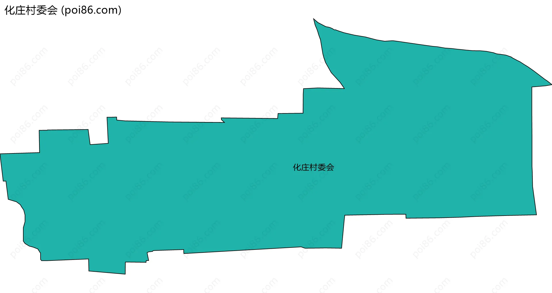 化庄村委会边界地图