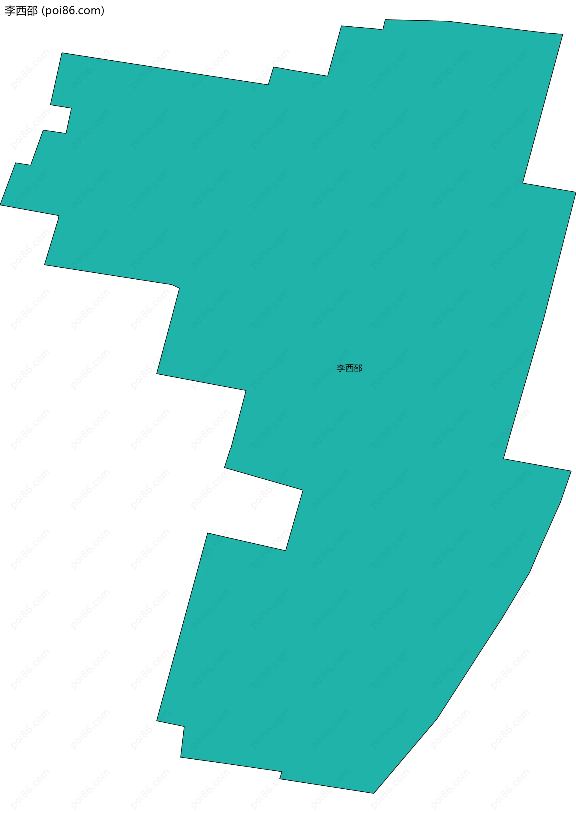 李西邵边界地图