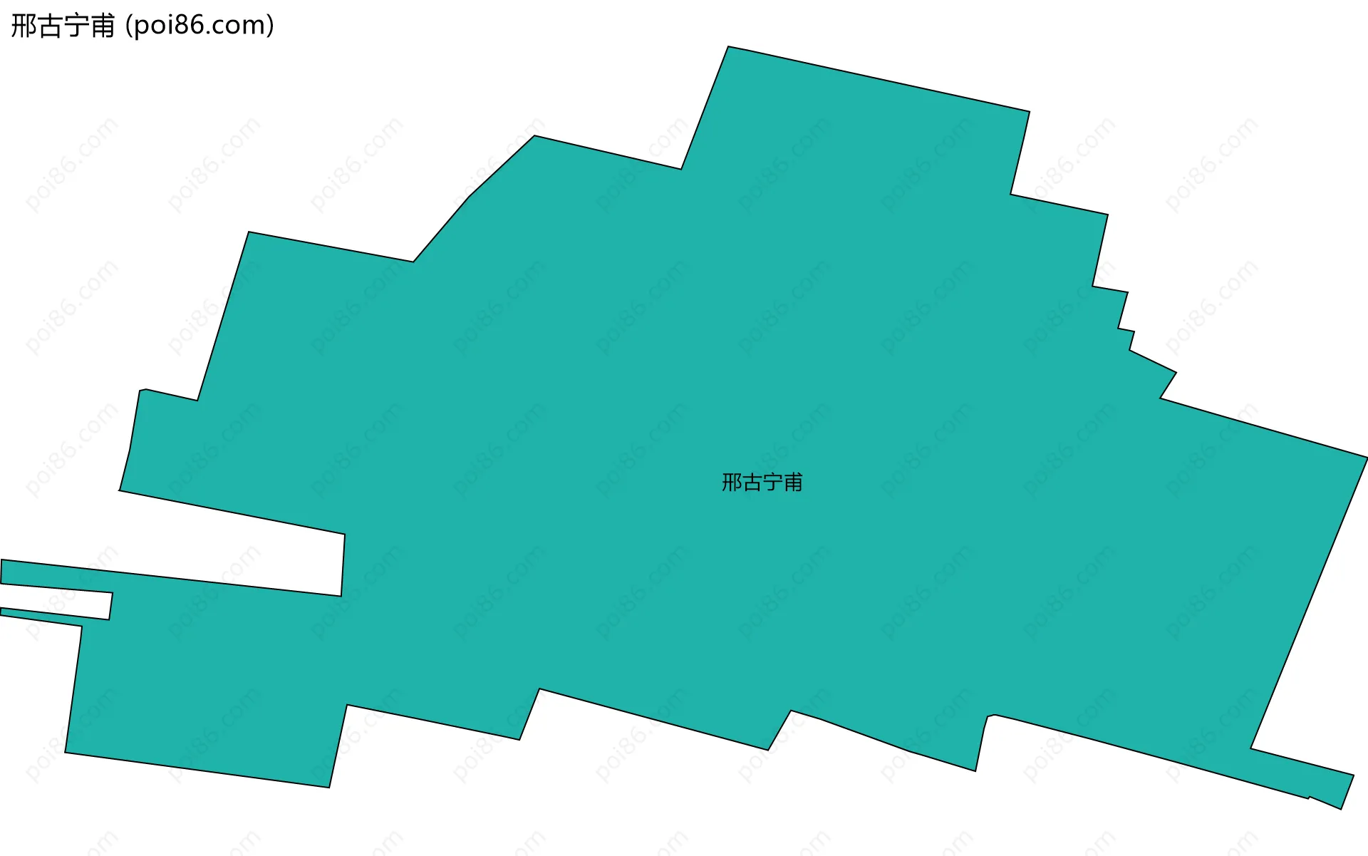 邢古宁甫边界地图