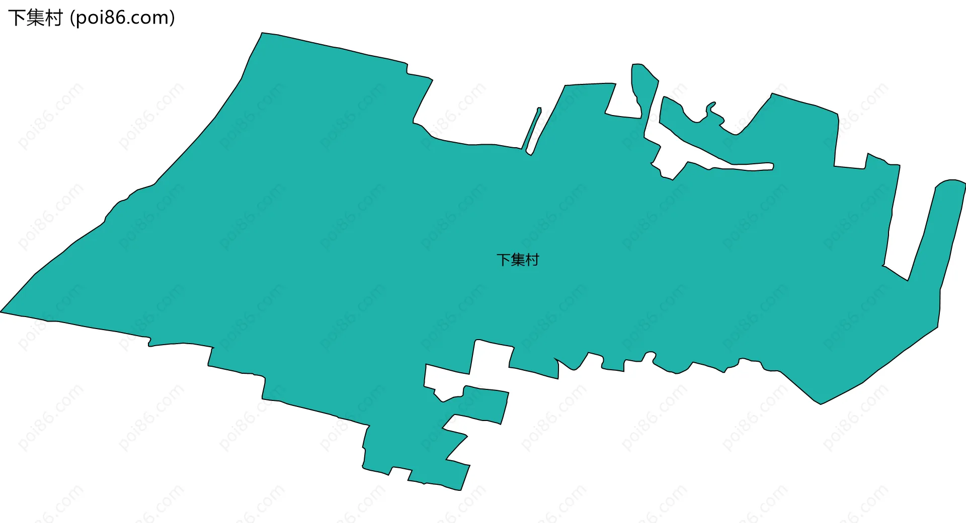 下集村边界地图