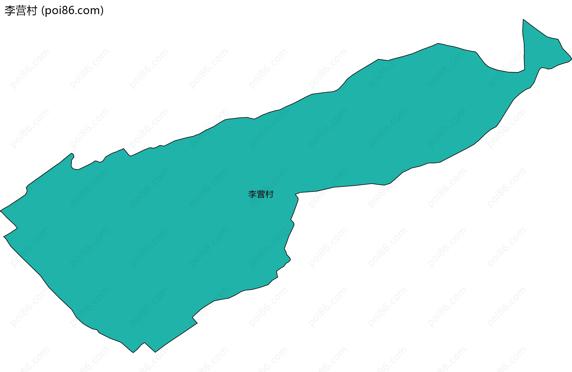 李营村边界地图